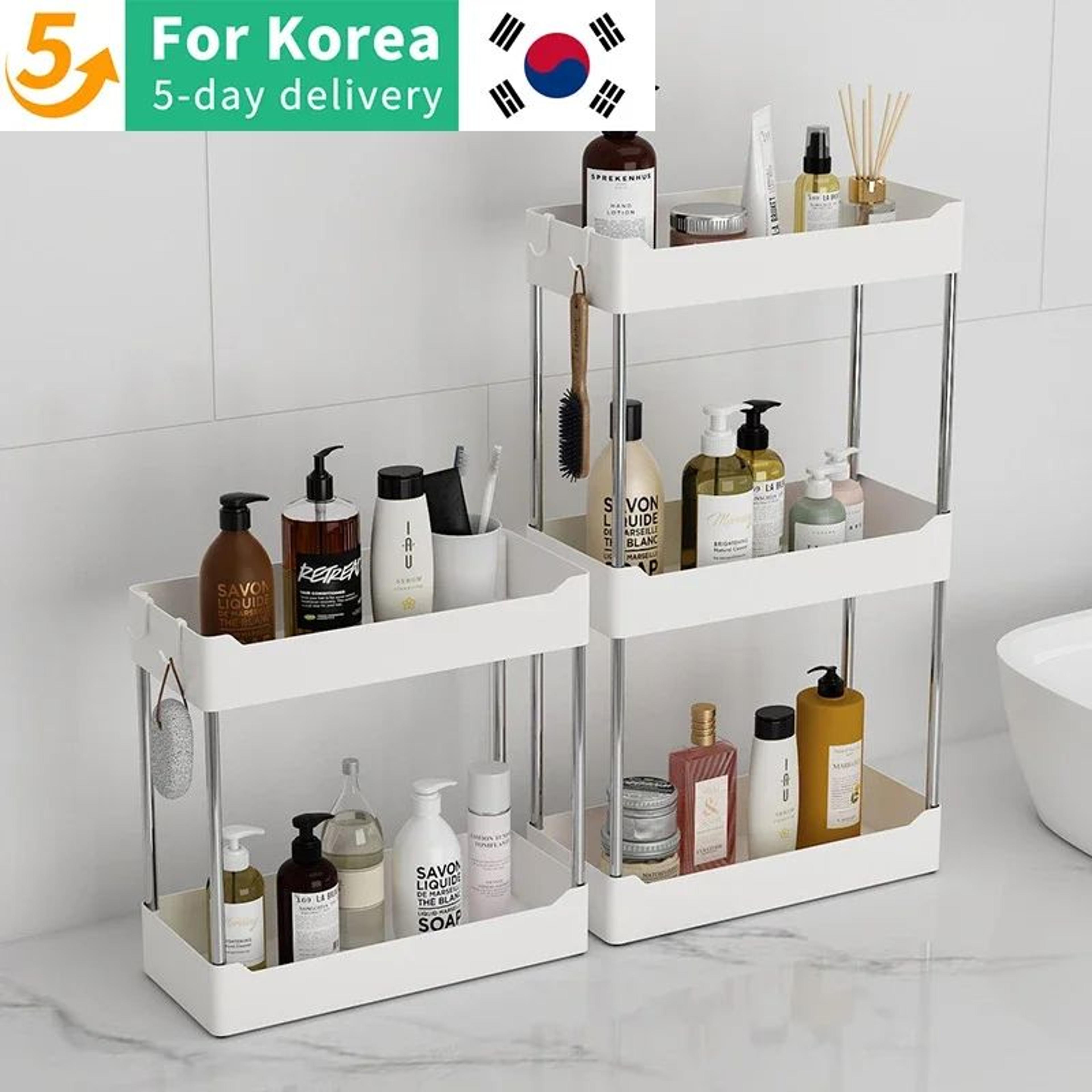 kitchen countertop organizer shelf multi purpose spice rack storage stand