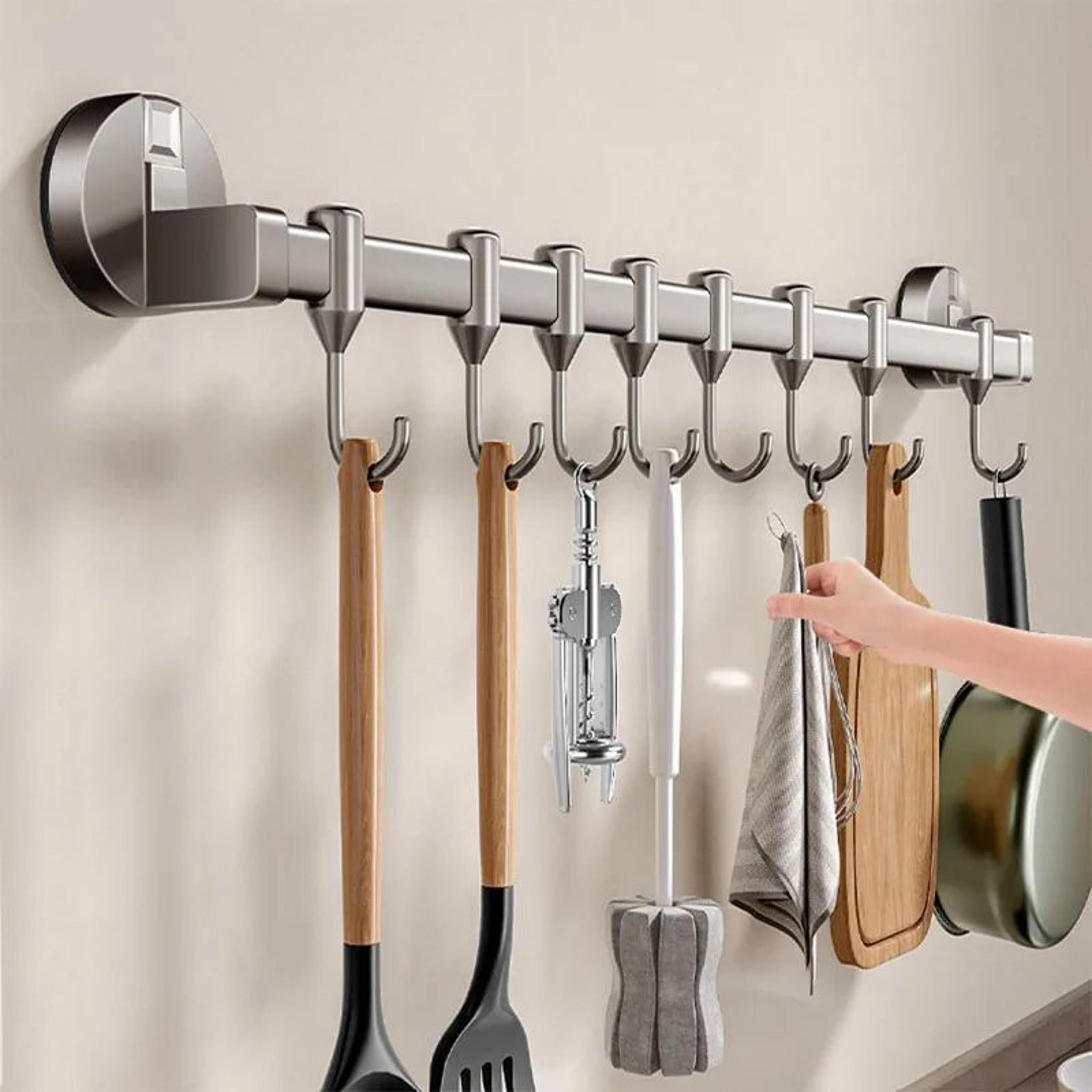 vacuhold suction cup kitchen utensil rack