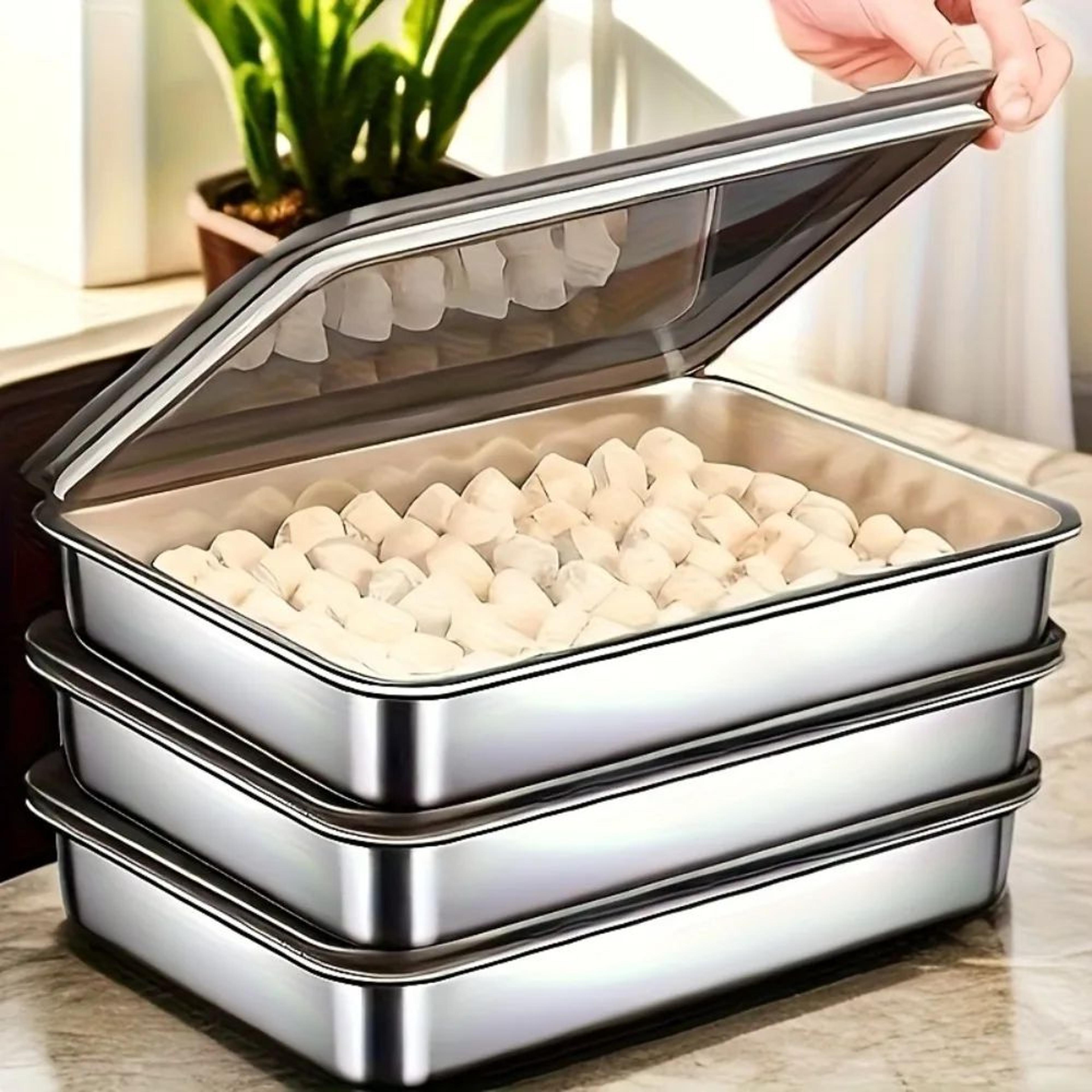 chefbake stainless steel roasting pan set