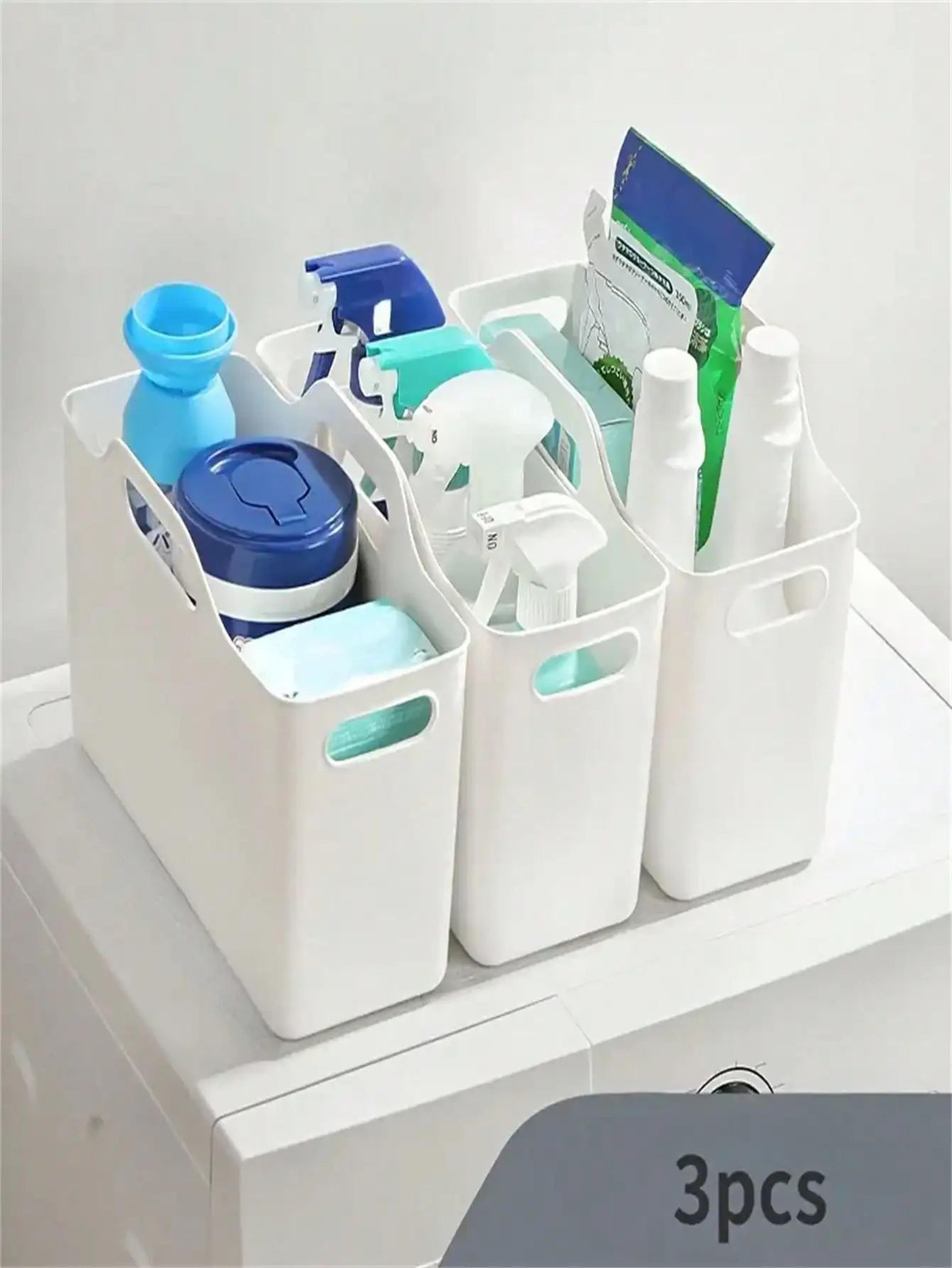 multipurpose cleaning supplies storage basket under sink organizer