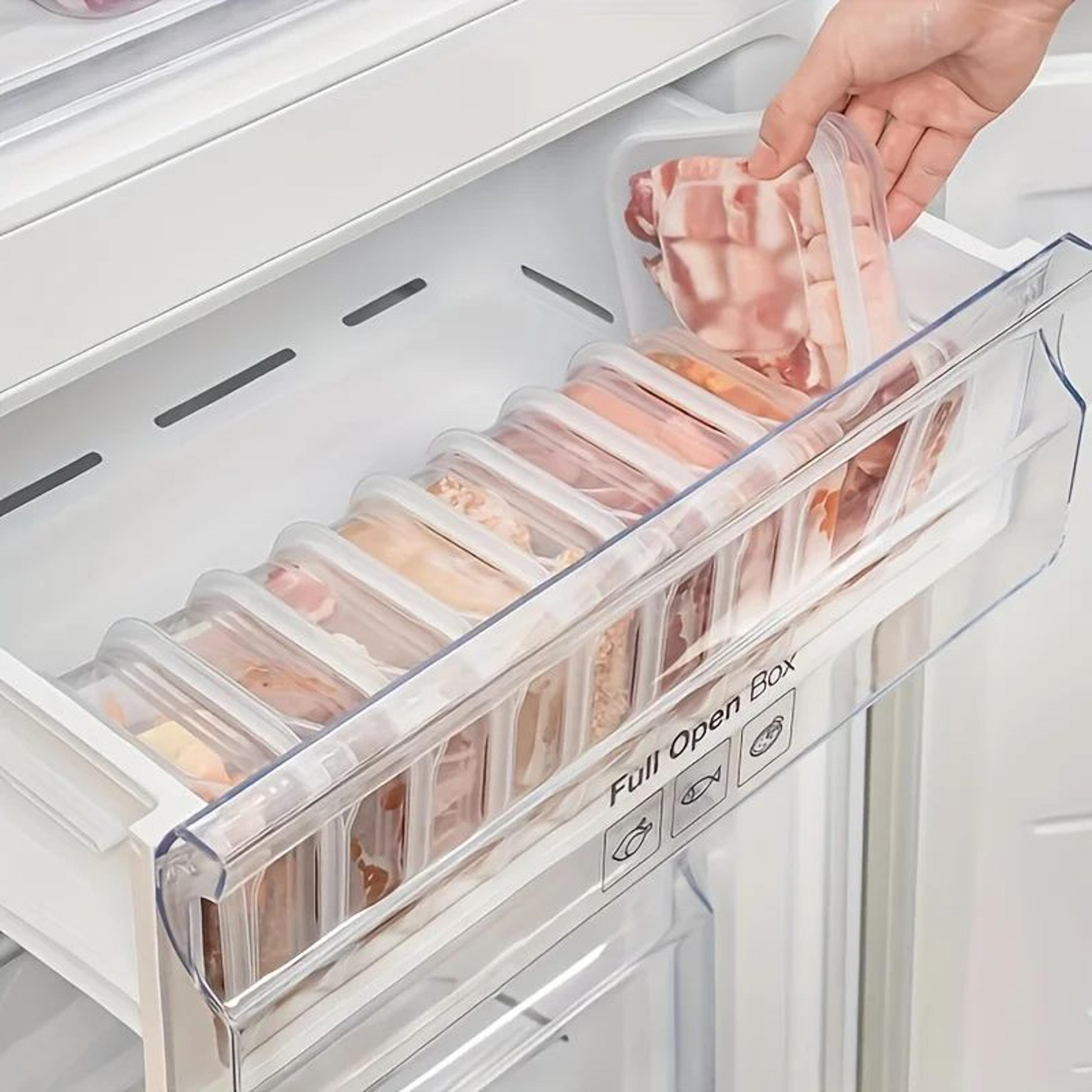 stackable freezer food storage container