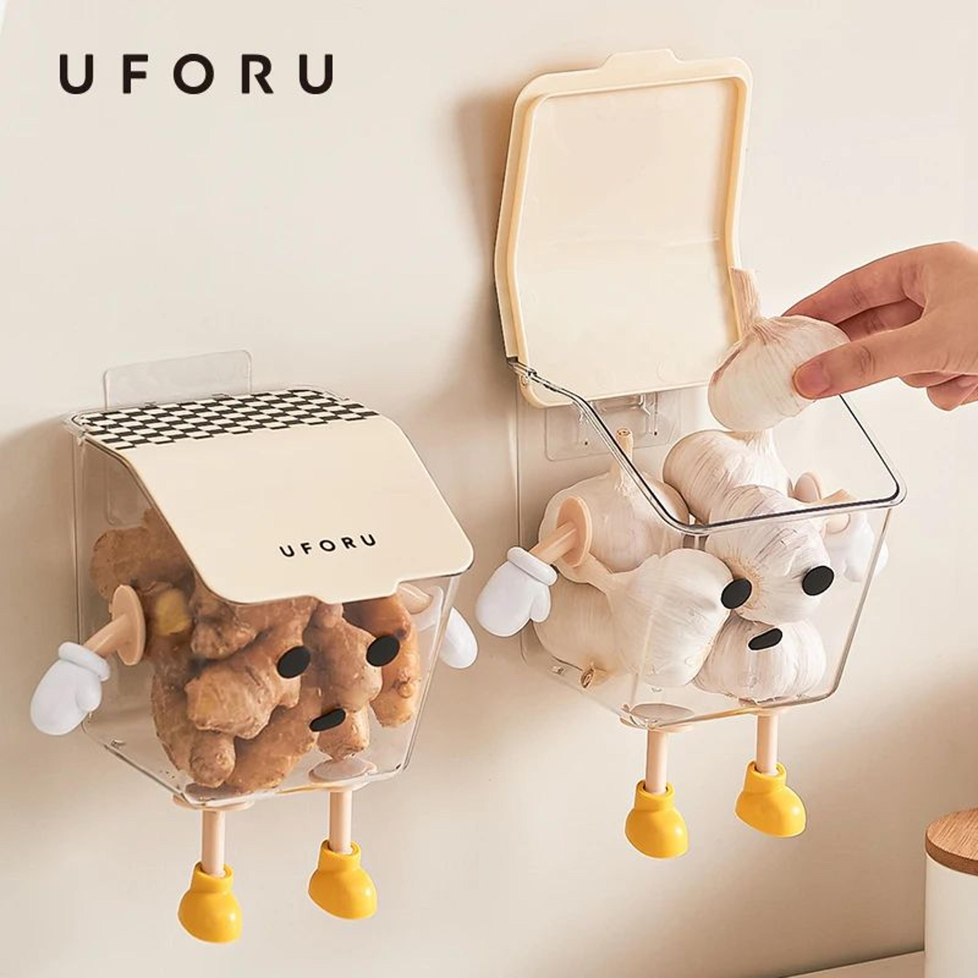 wall mounted onion garlic and potato storage basket organizer