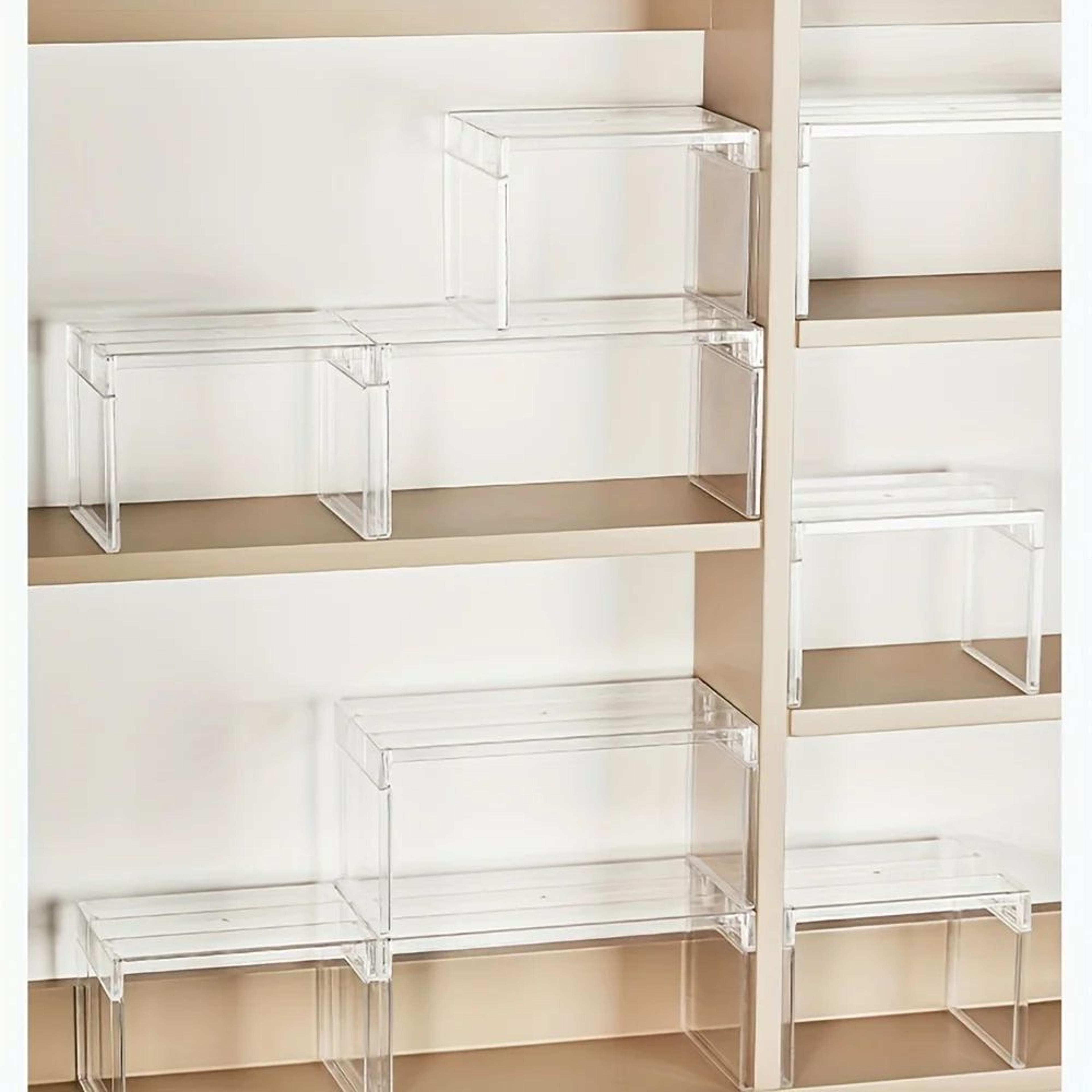 stackable refrigerator storage shelf multifunctional organizer rack