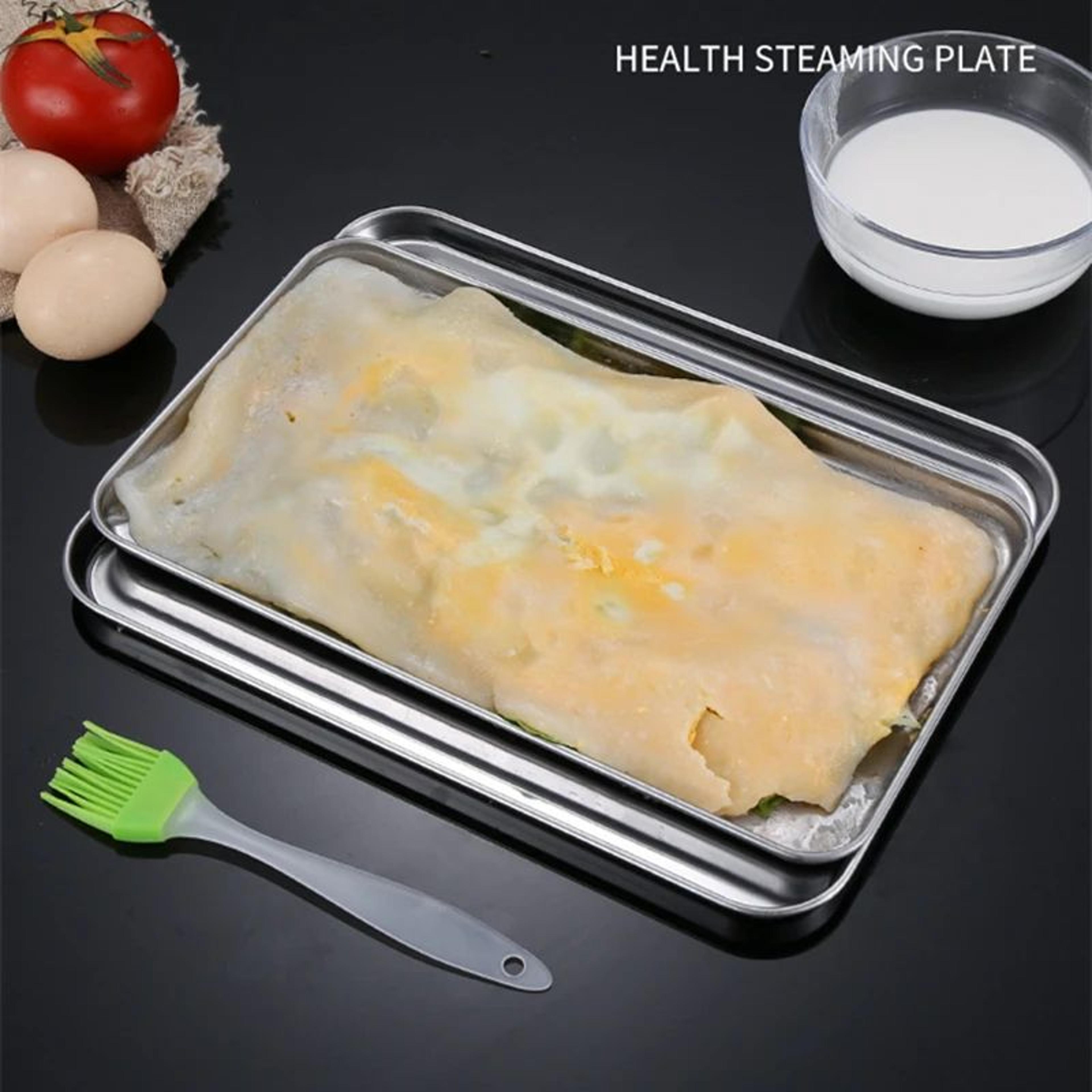 stainless steel serving tray food prep and serving plate