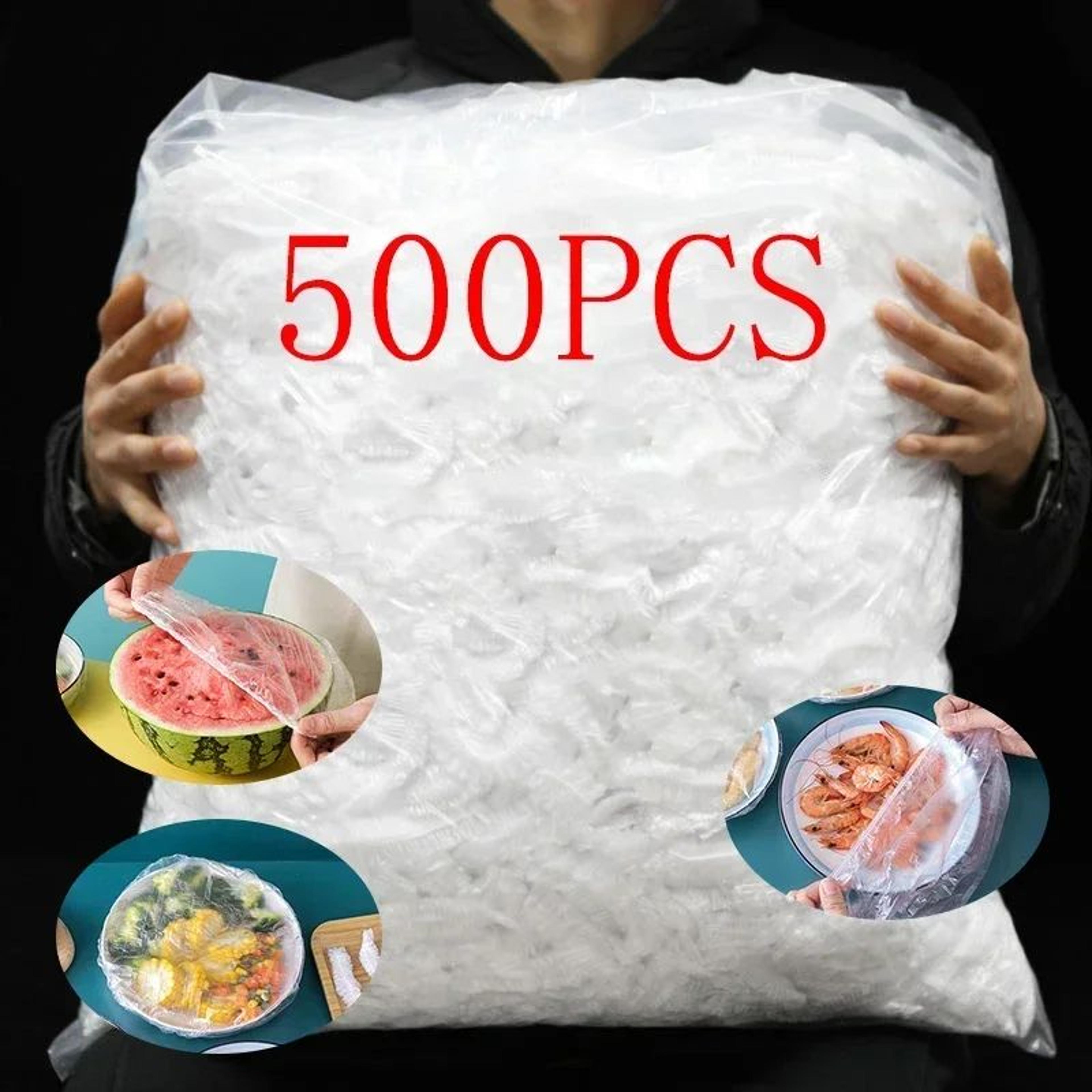 fresh food storage film stretch bowl covers 500 piece food wrap set
