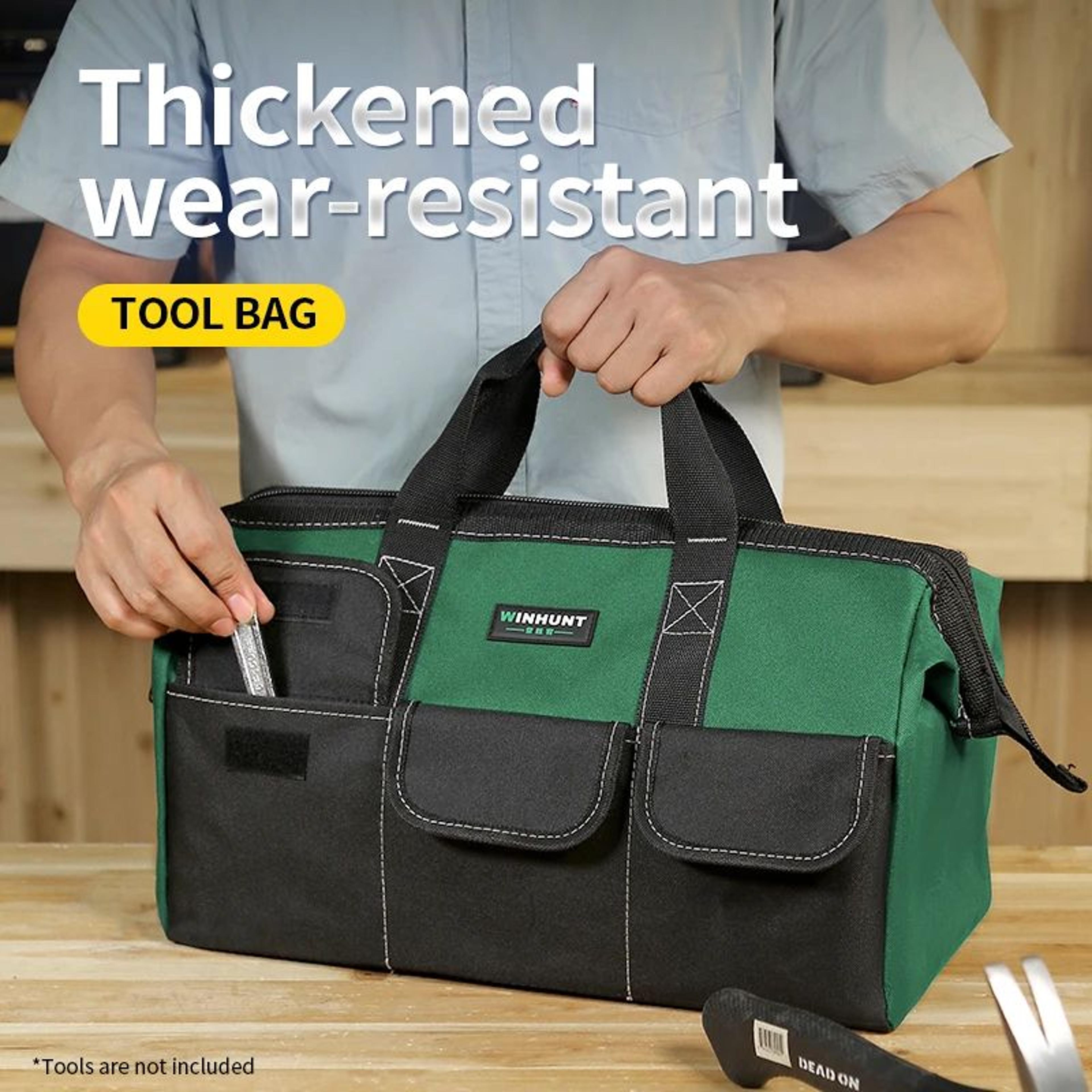 winhunt heavy duty tool bag with large capacity storage