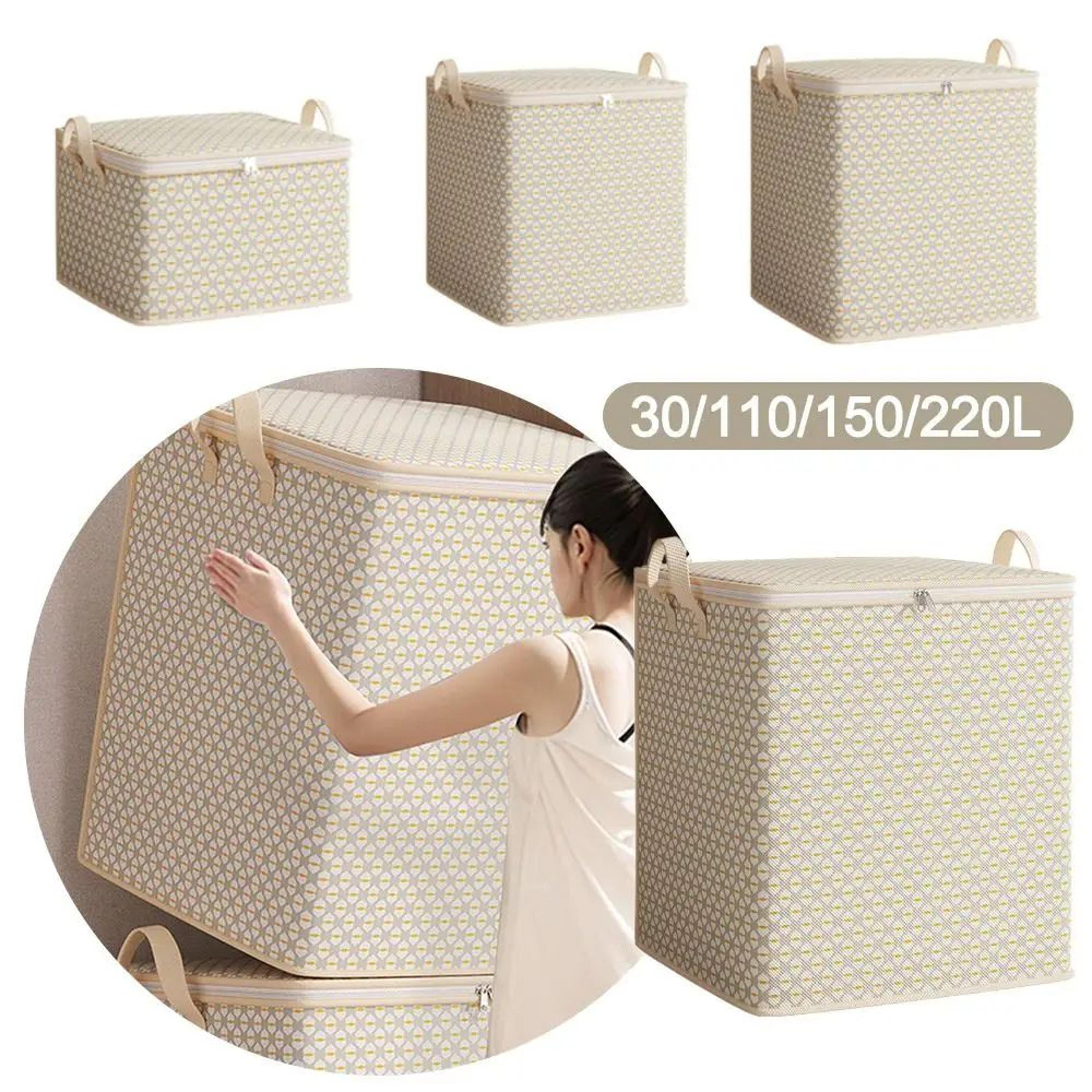 foldable clothes storage bin large capacity wardrobe organizer