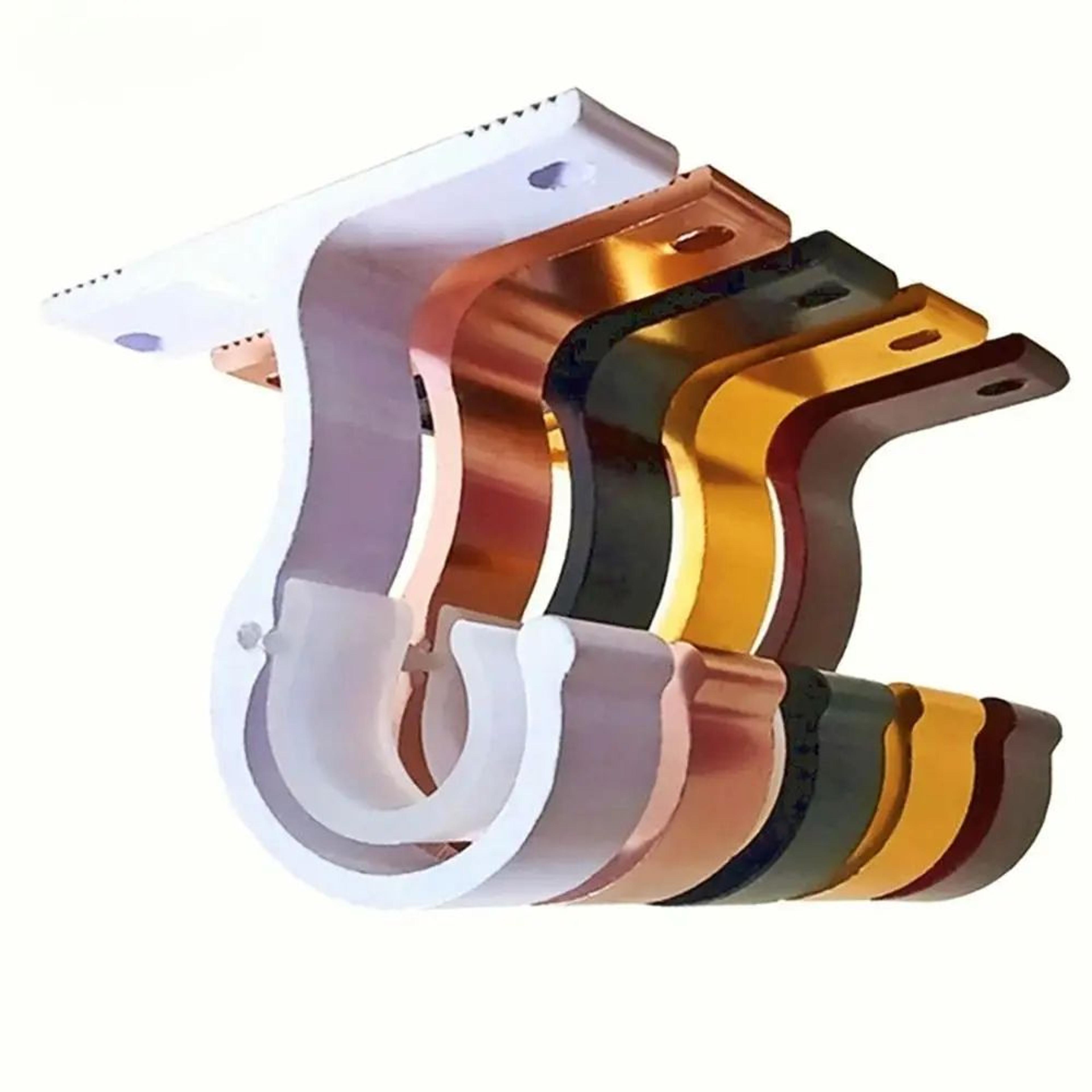 aluminum curtain rod bracket wall mount ceiling rod holder