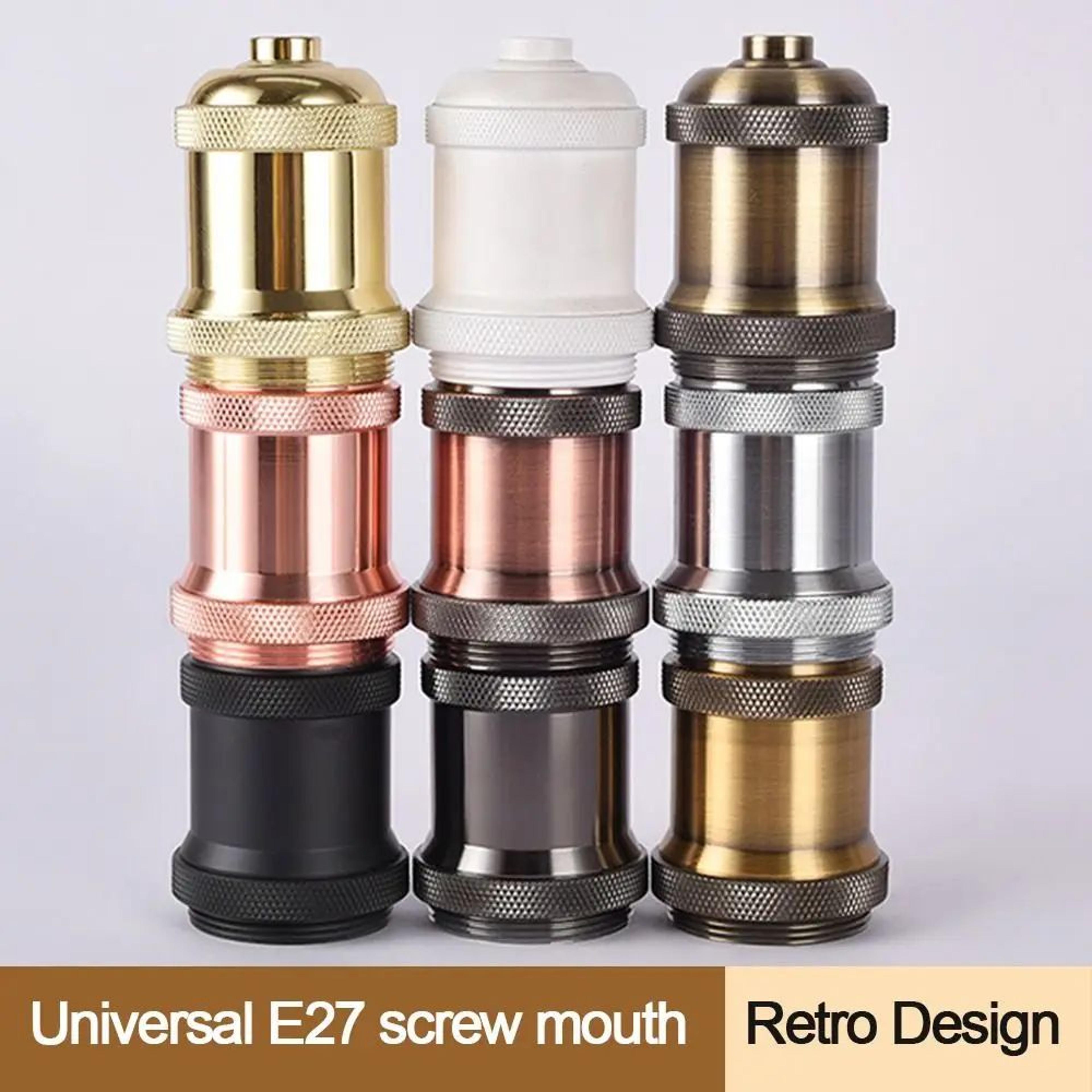 vintage e27 light bulb socket antique lamp holder for home decor