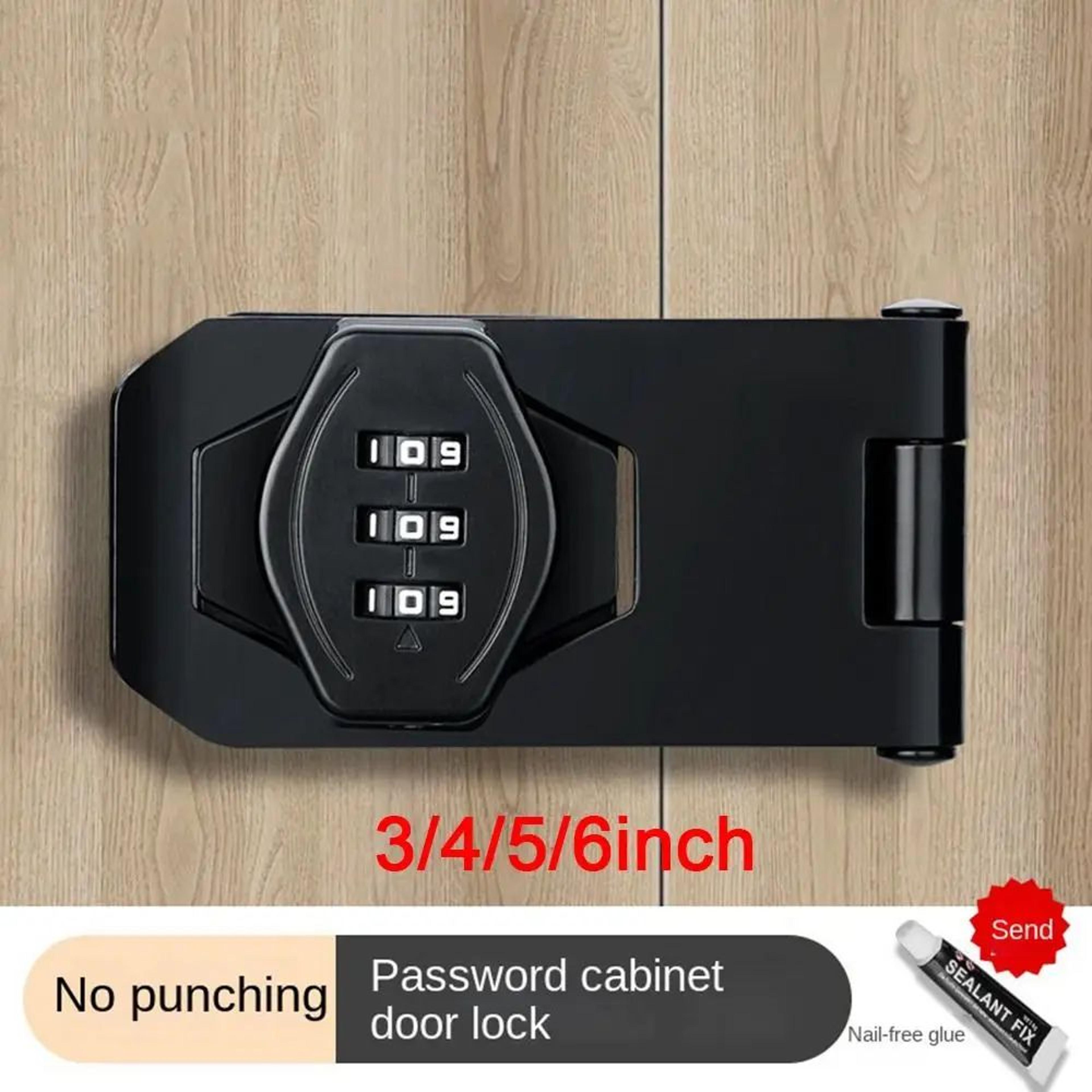zinc alloy cabinet combination lock keyless 3 digit security lock