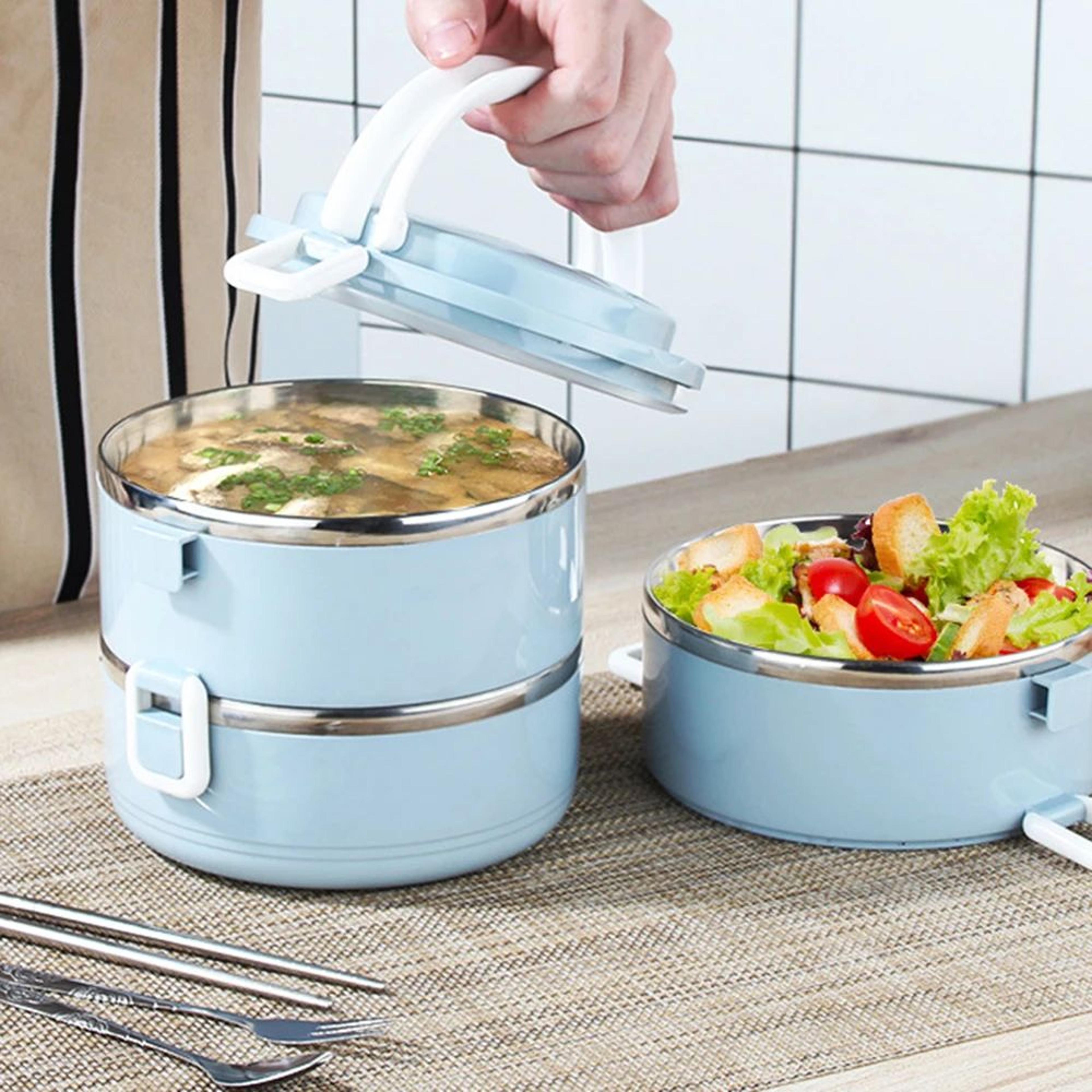 304 stainless steel insulated lunch box leakproof bento food container