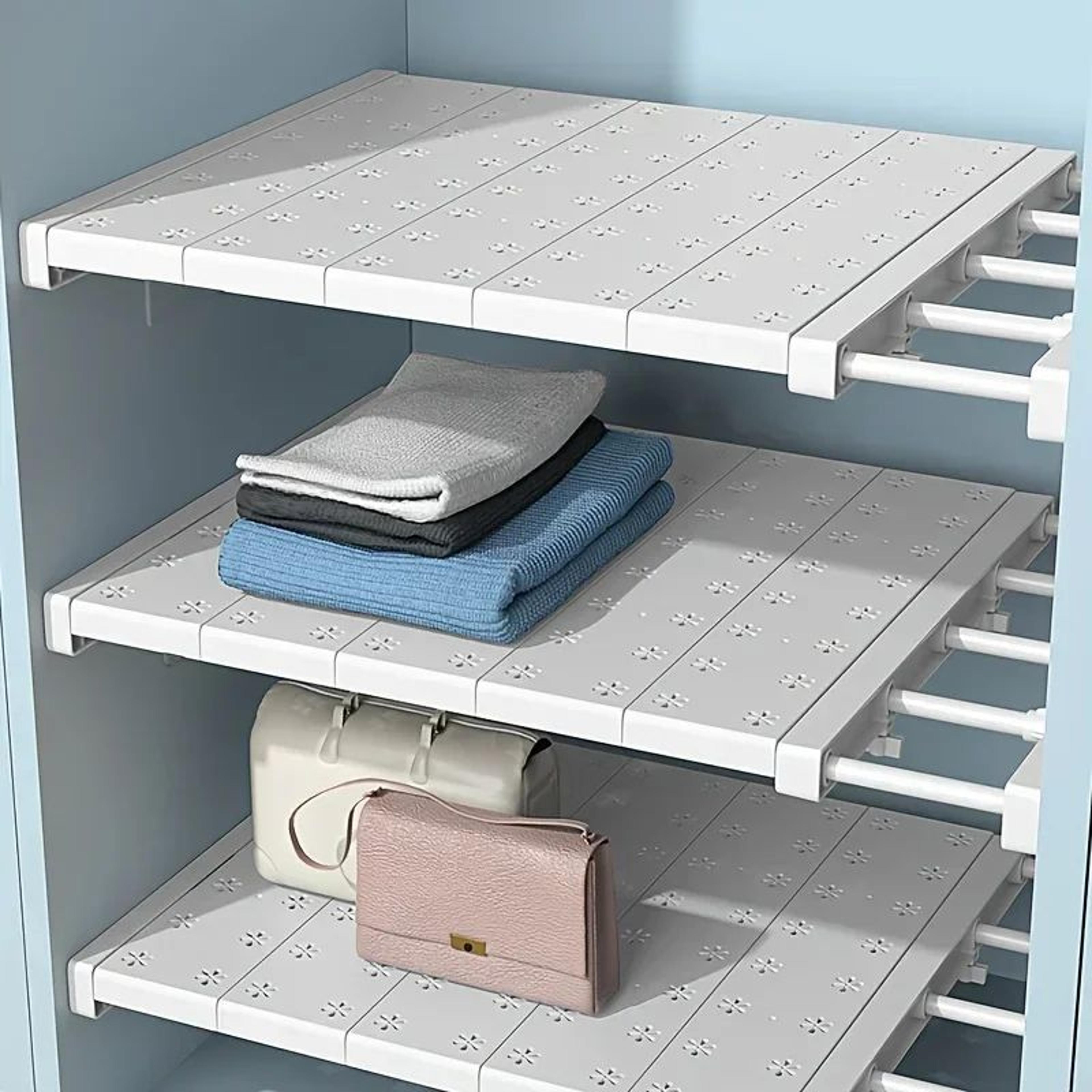 adjustable shelf organizer storage divider