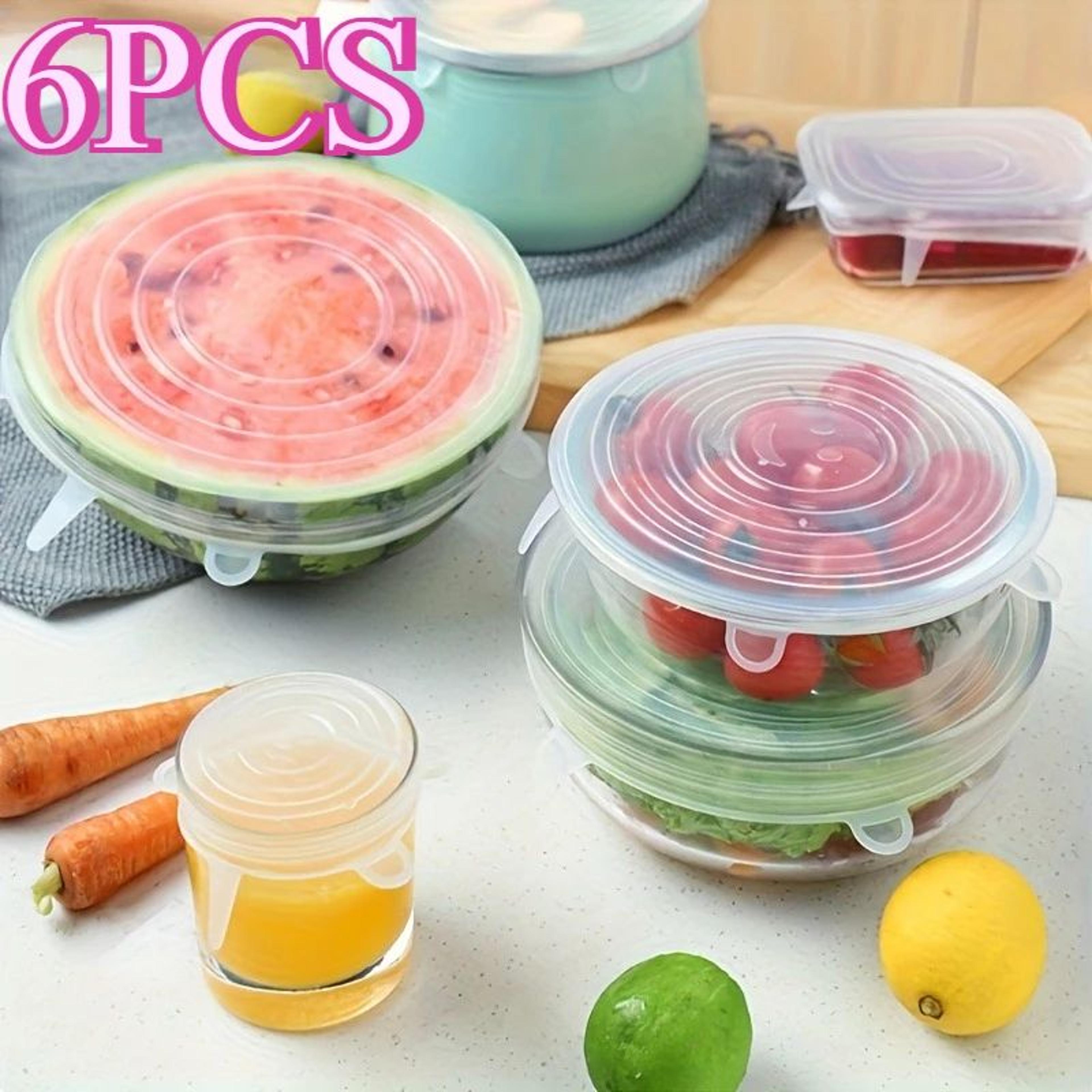 reusable silicone bowl lids food covers set