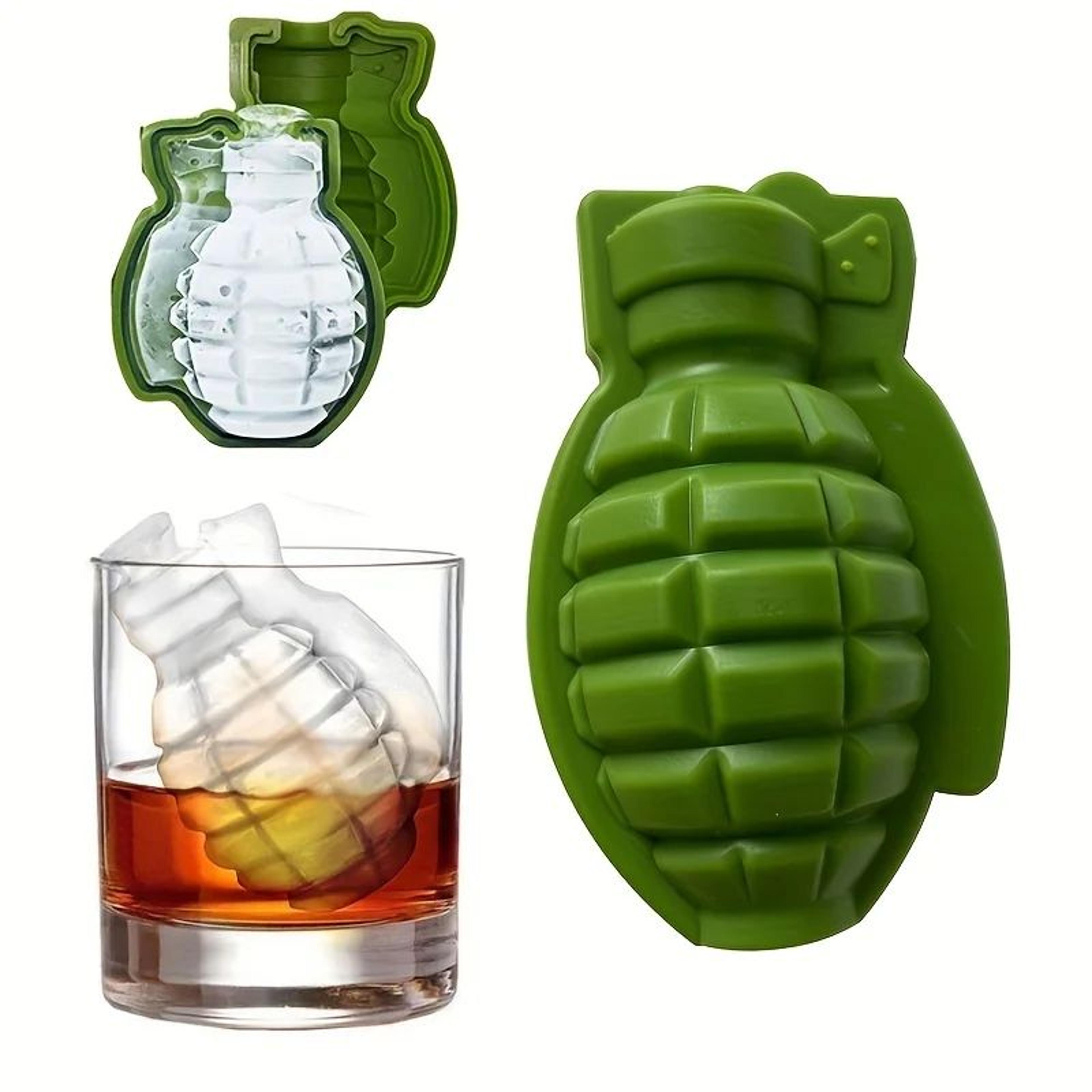 silicone grenade ice cube mold