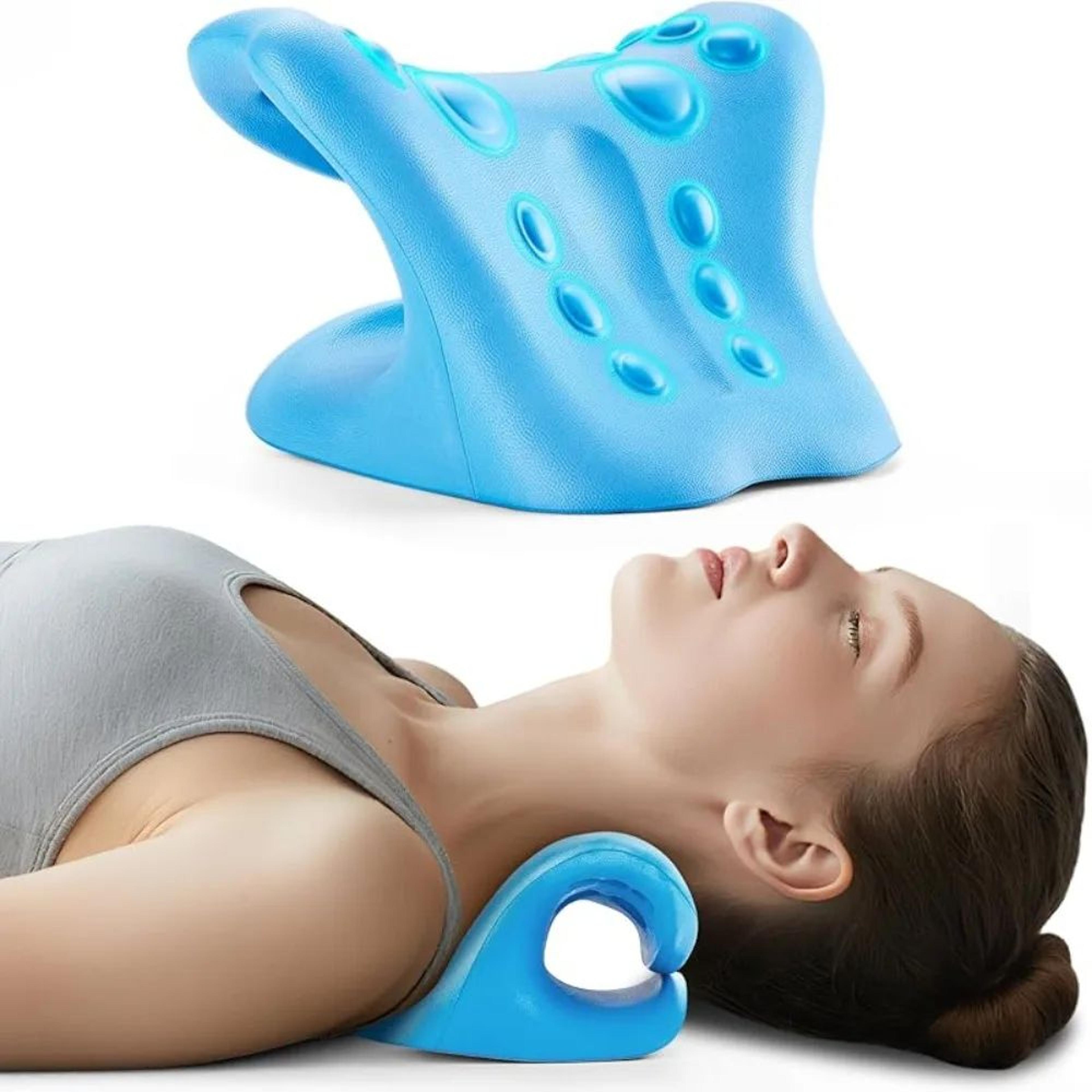 neck stretcher cervical traction pillow