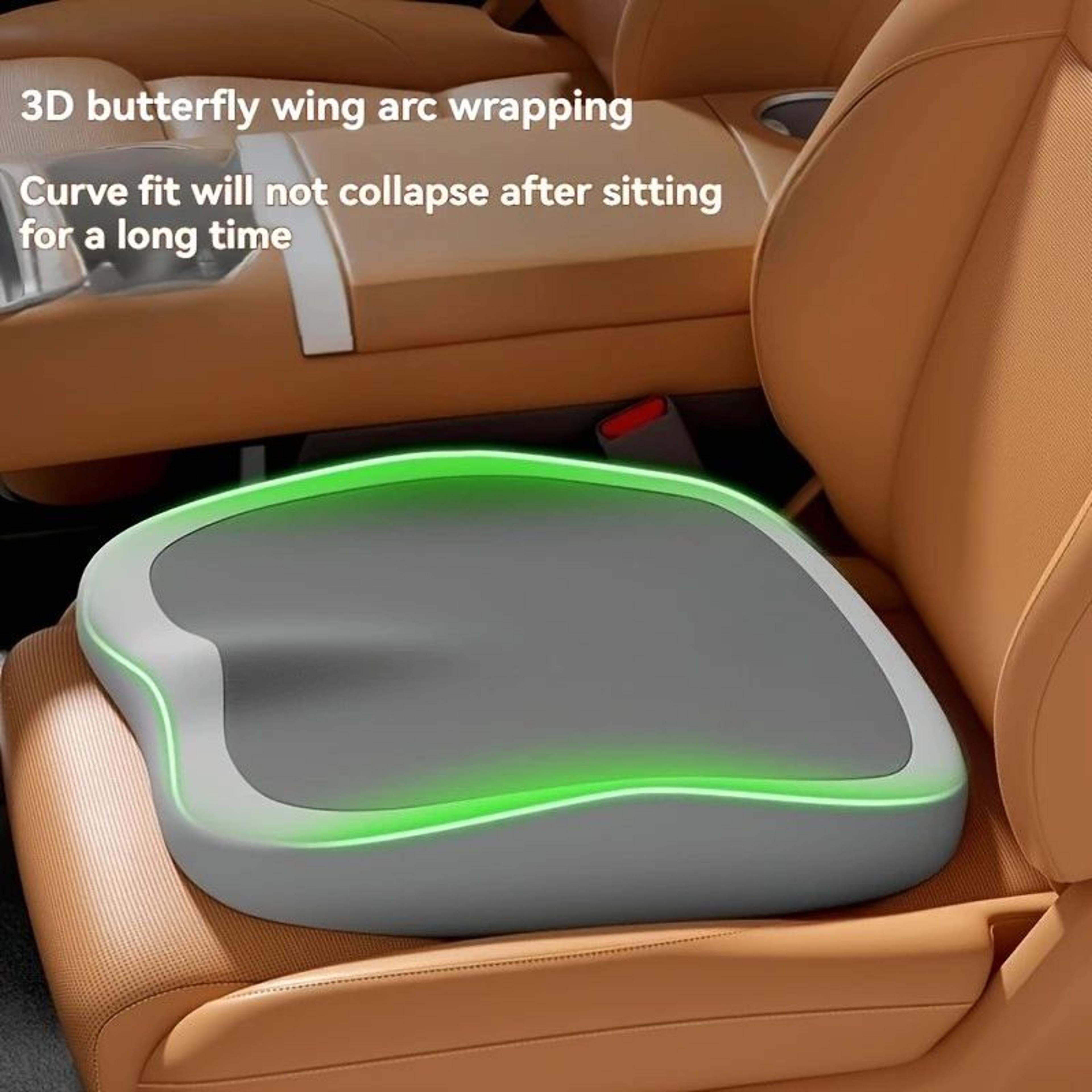 ergonomic memory foam car seat cushion