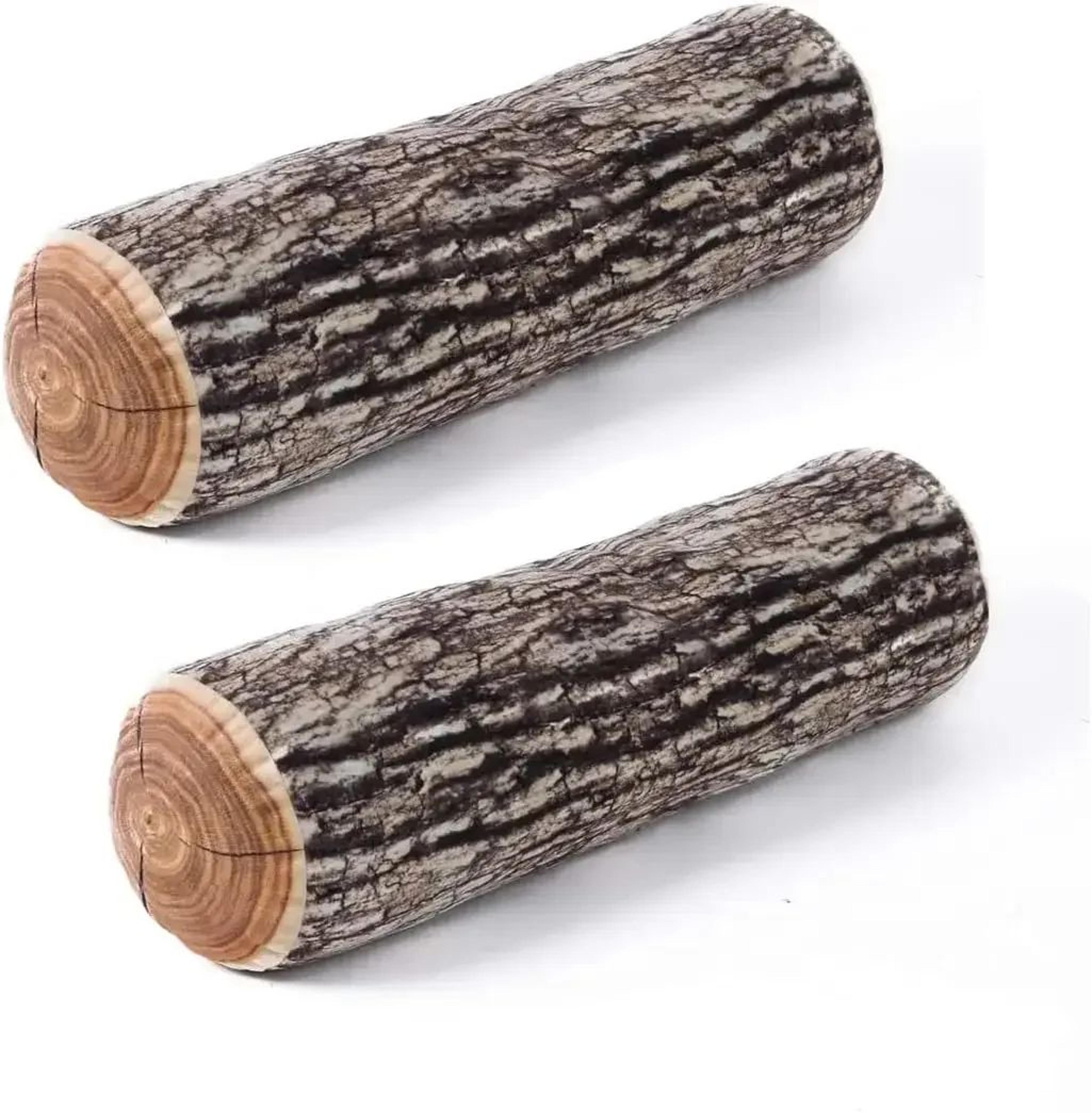 log throw pillow round floor cushion decorative plush pillow