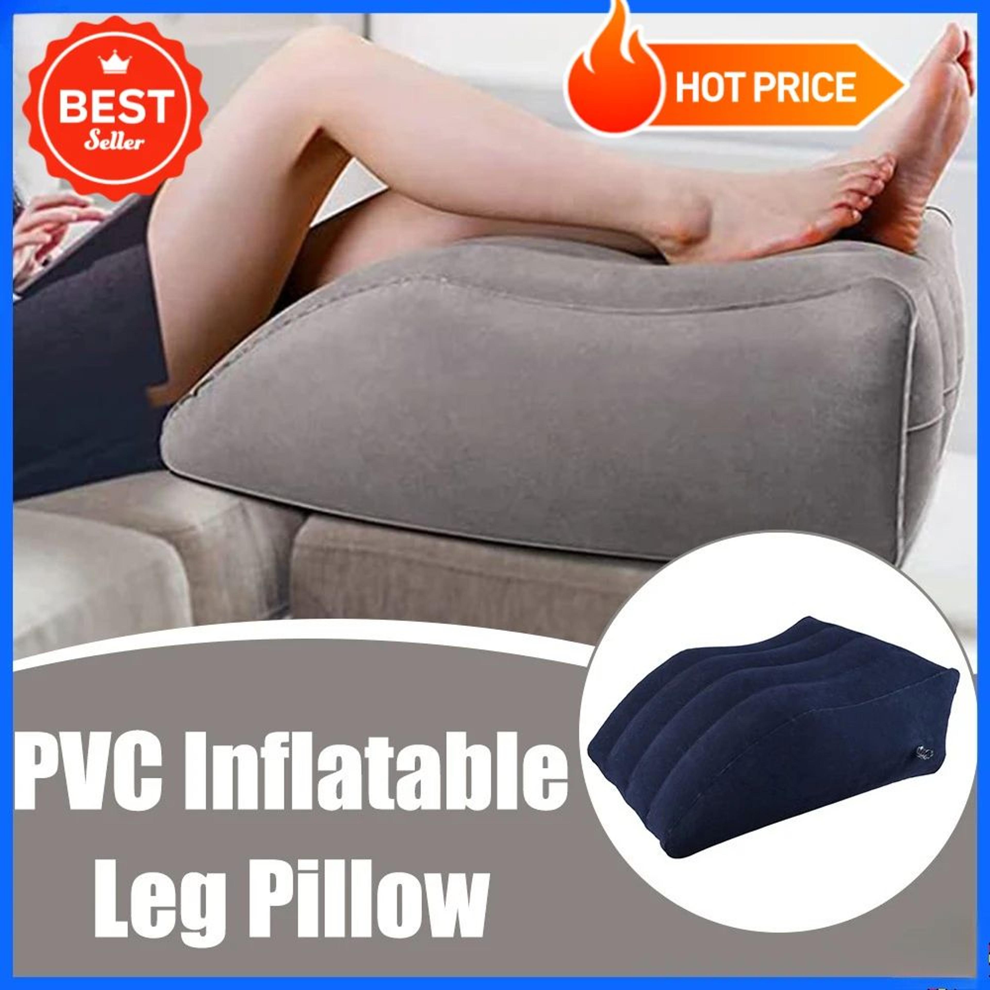 inflatable leg elevation pillow adjustable leg support cushion