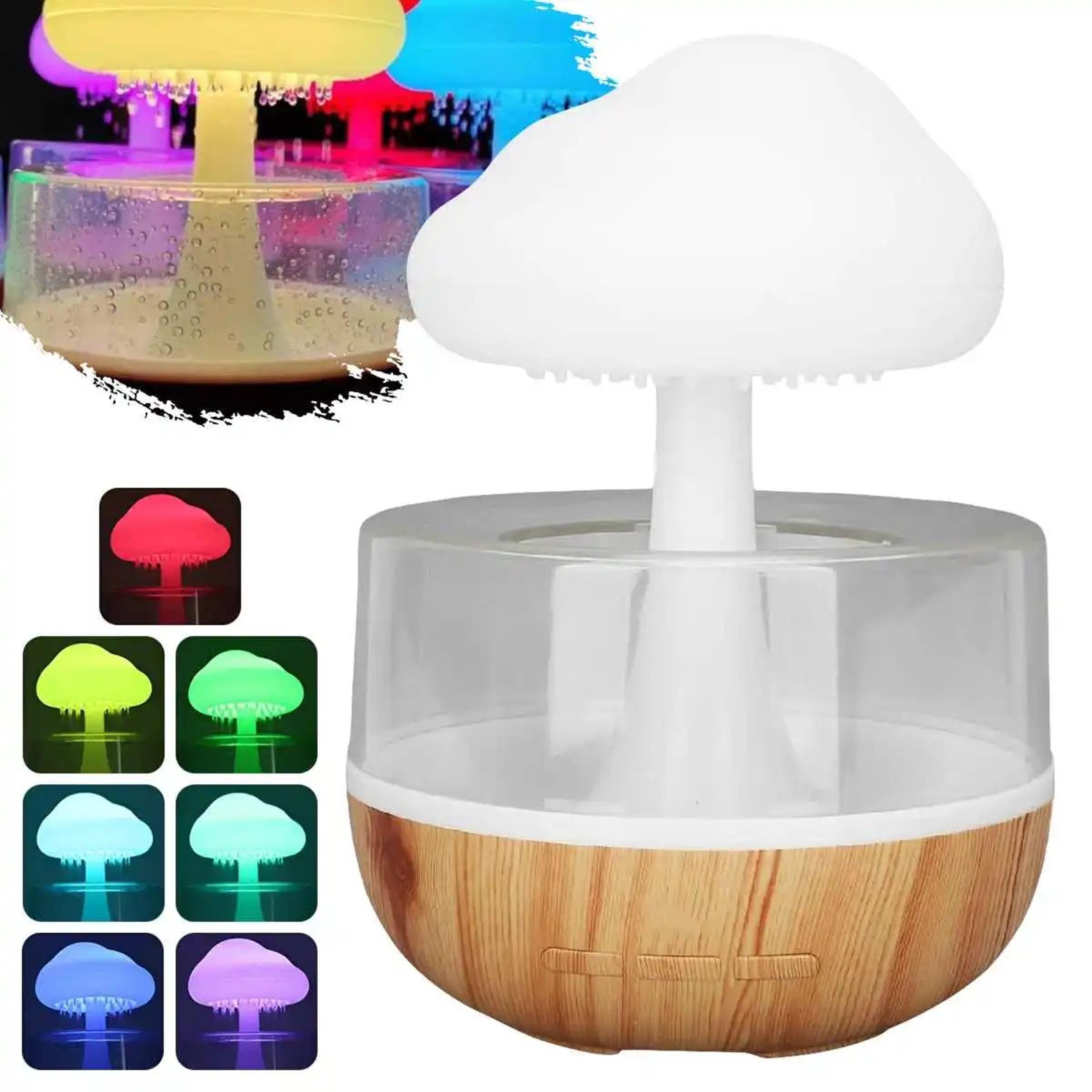 rain cloud humidifier essential oil diffuser with night light