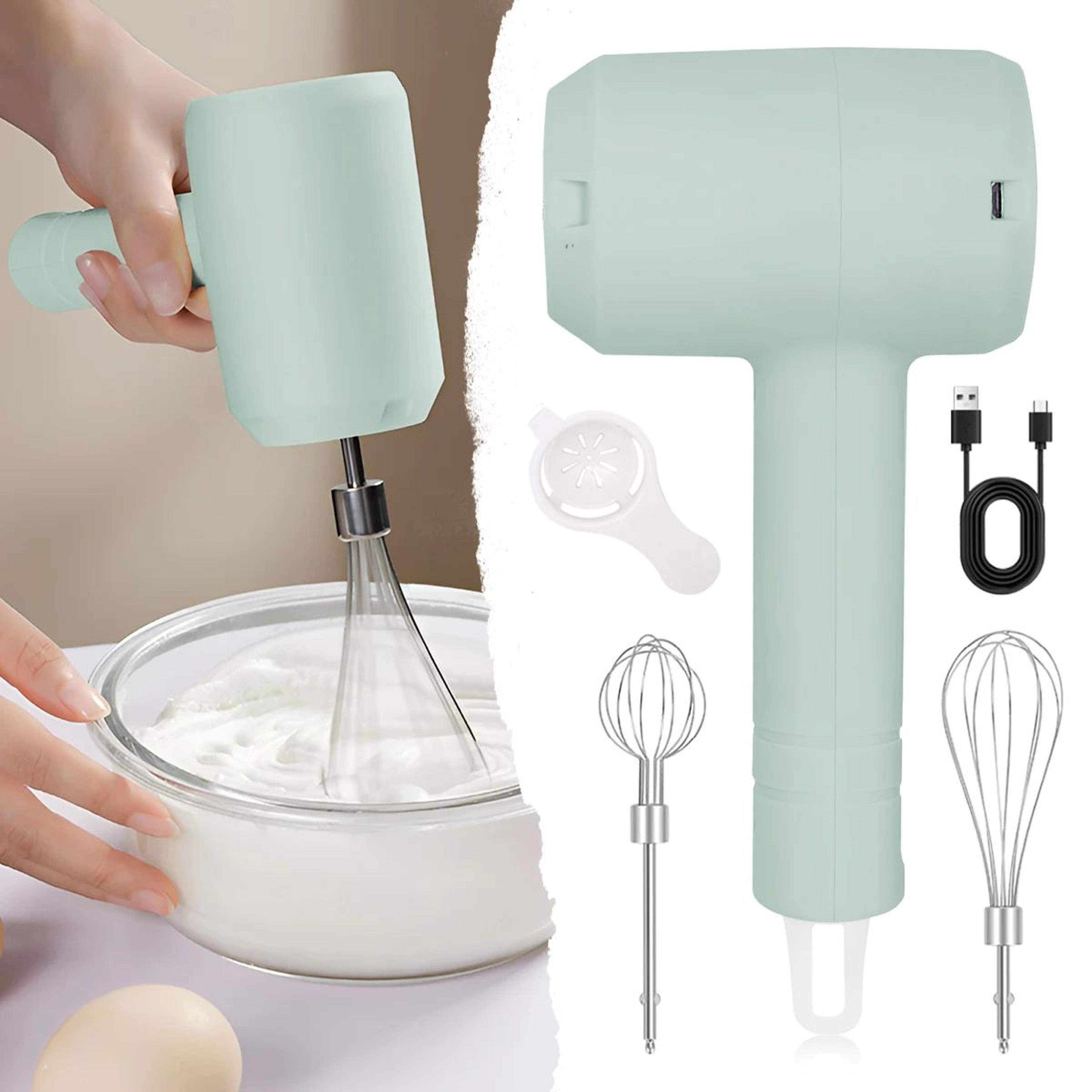 electric milk frother handheld coffee whisk three speed mixer