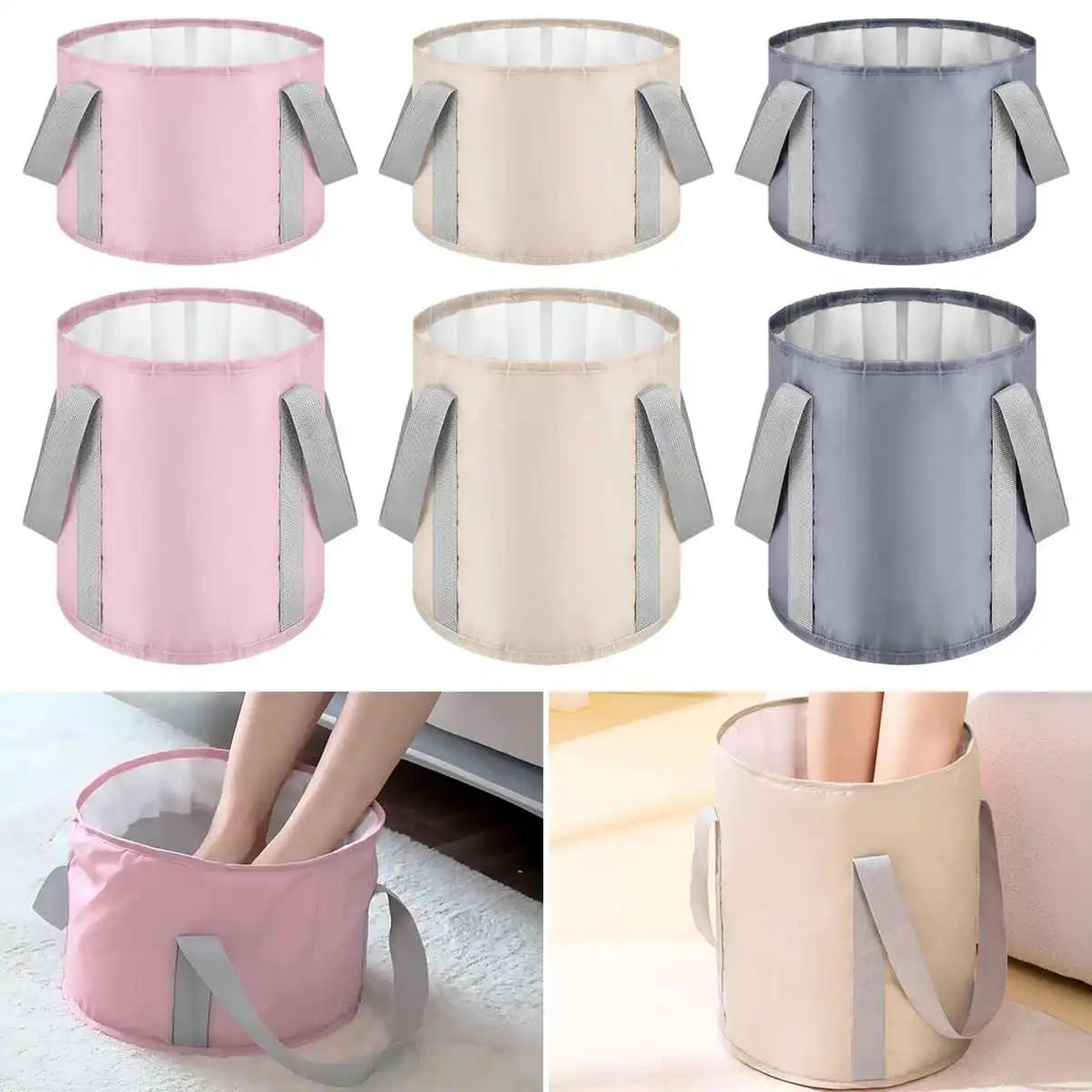 portable foldable foot bath basin heat retaining soaking tub