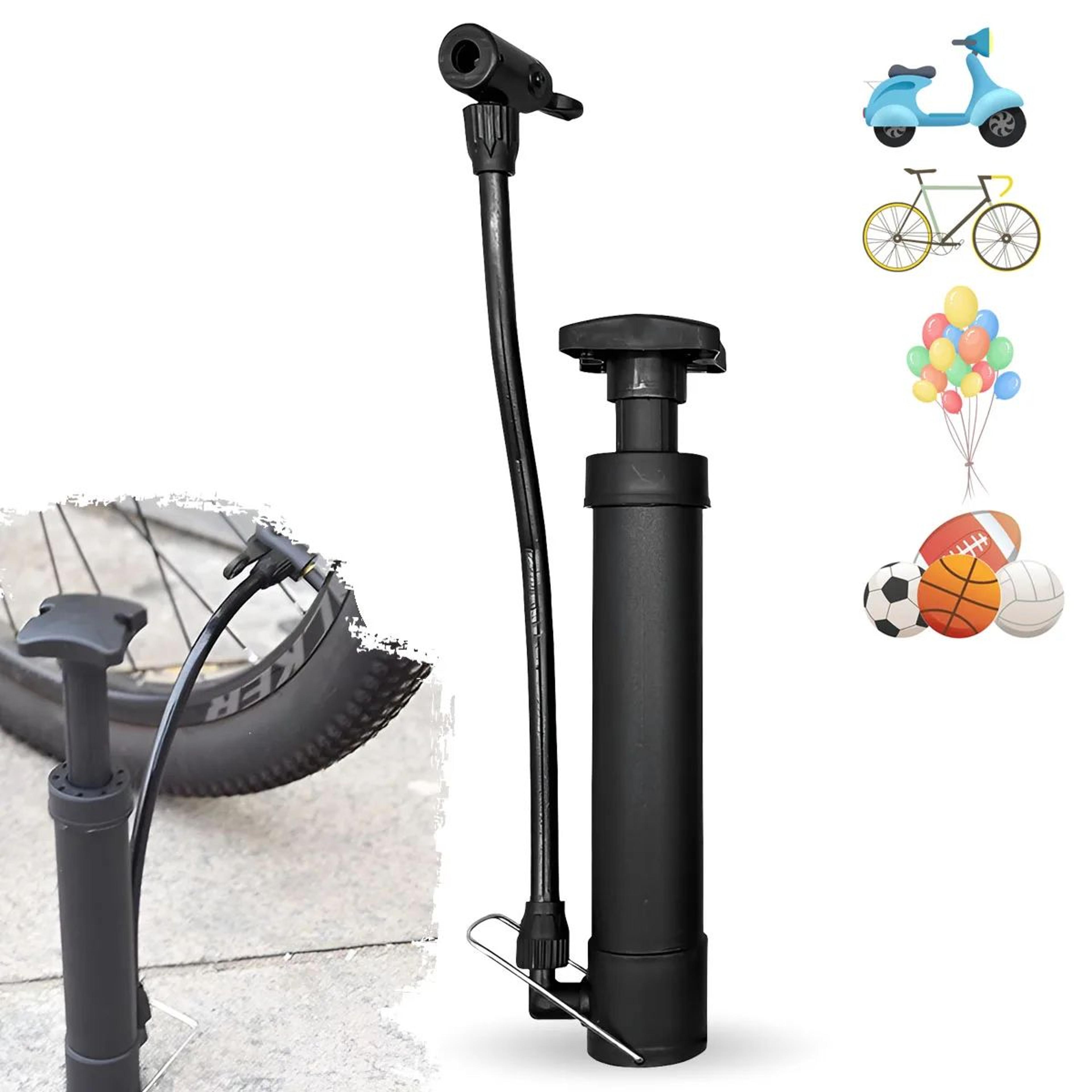 high pressure bicycle floor pump with pressure gauge