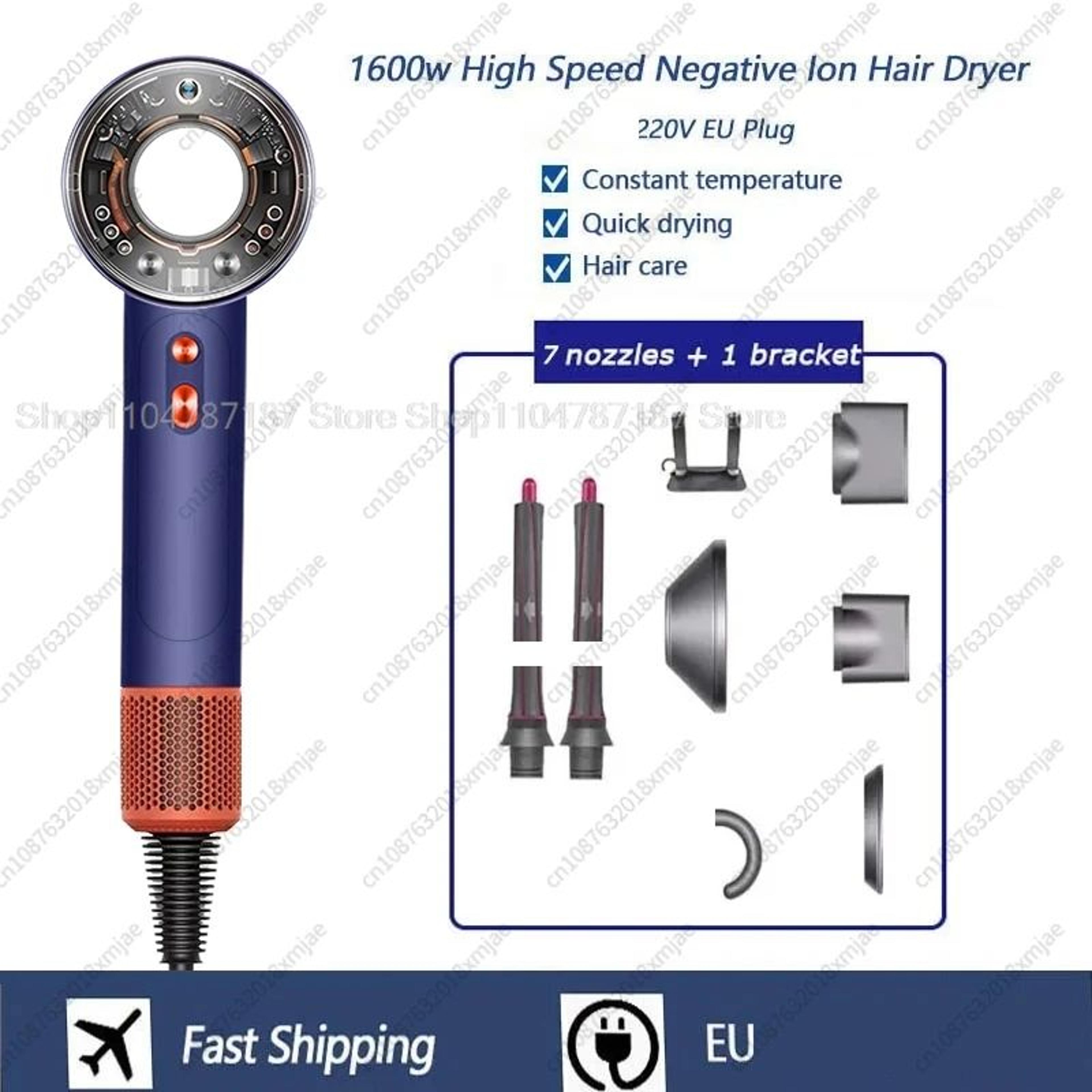 leafless ionic hair dryer fastdry professional blow dryer