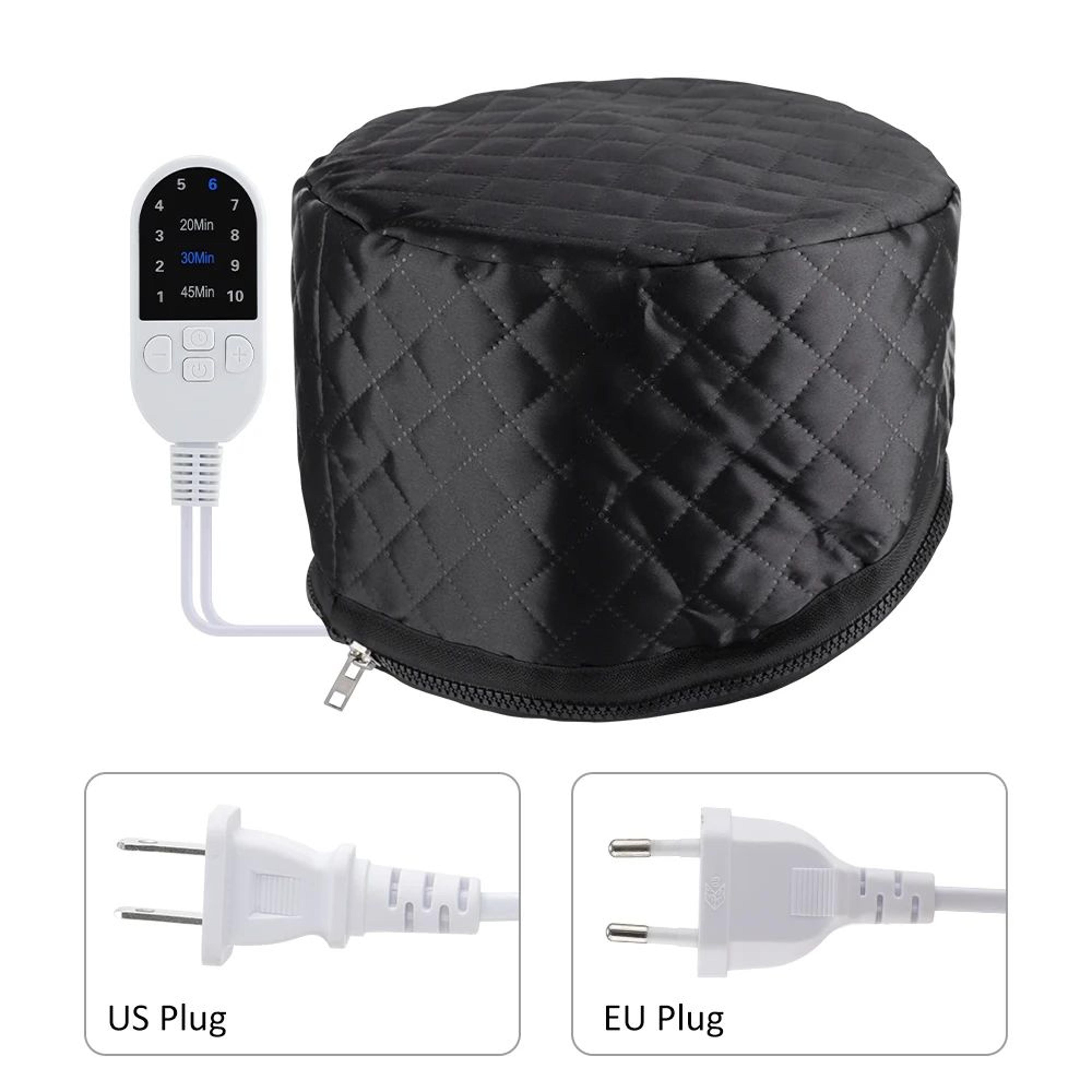 portable electric hair steamer cap deep conditioning heat cap