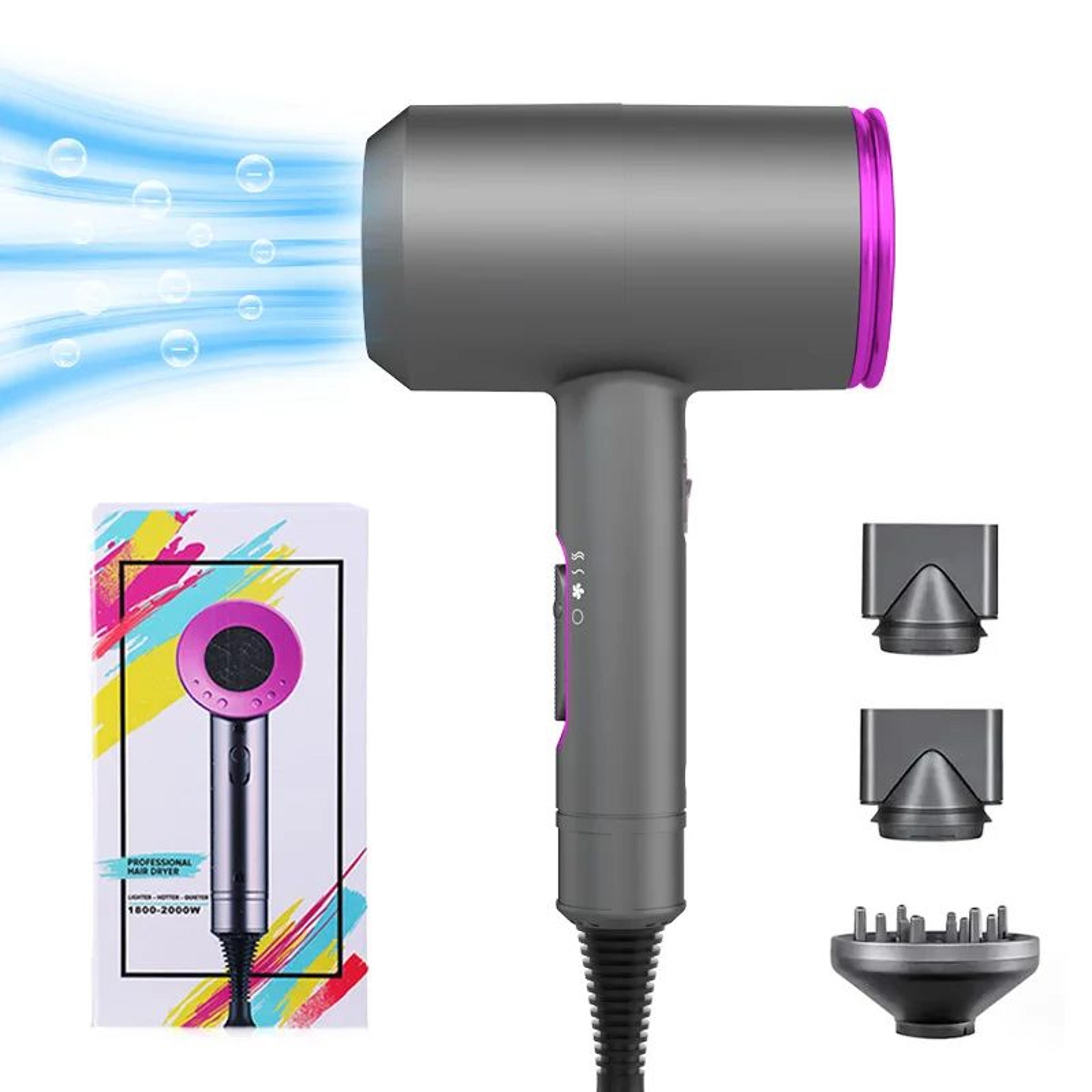 professional ionic hair dryer high air volume fast dry blow dryer