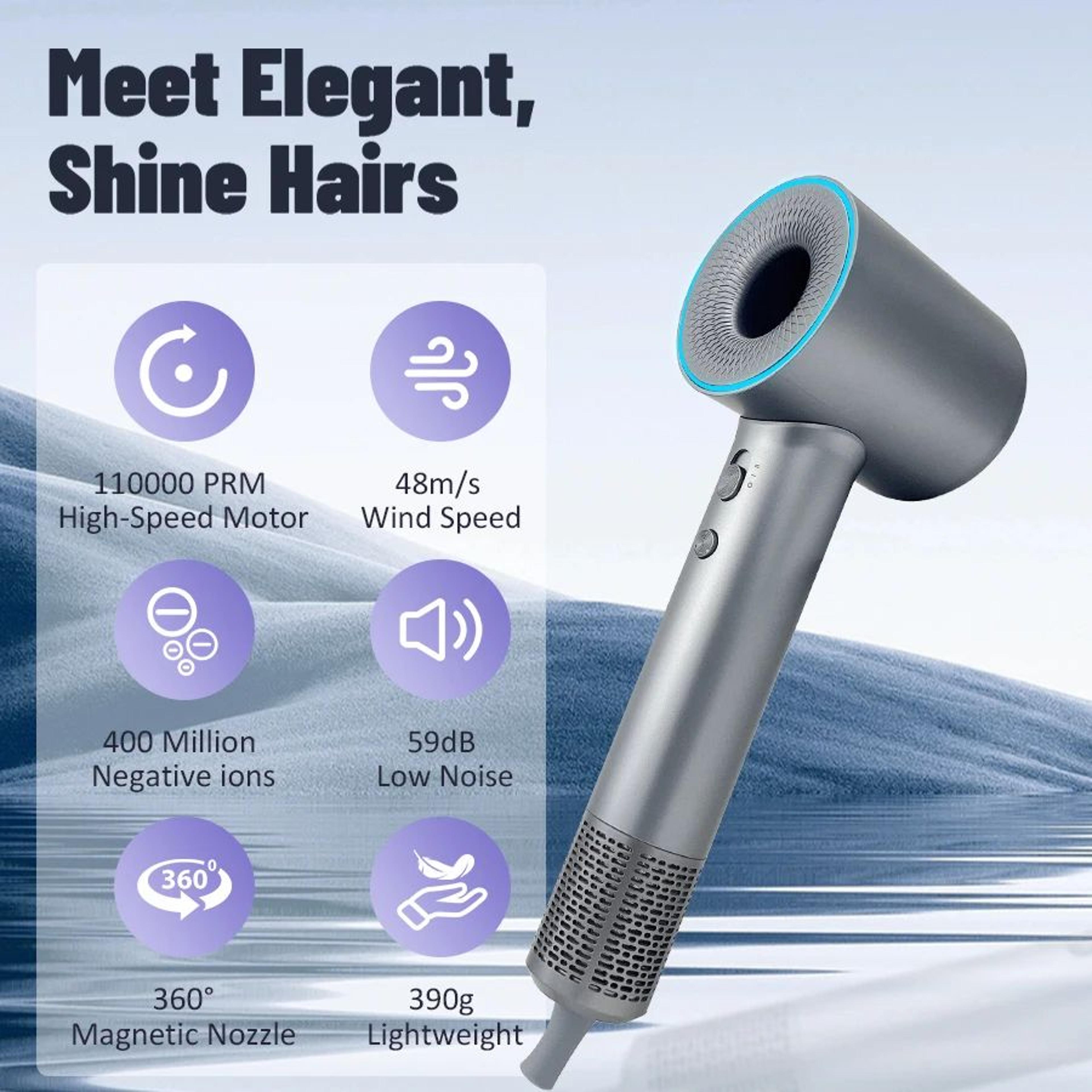 professional high speed ionic hair dryer 110000 rpm fast dry blow dryer