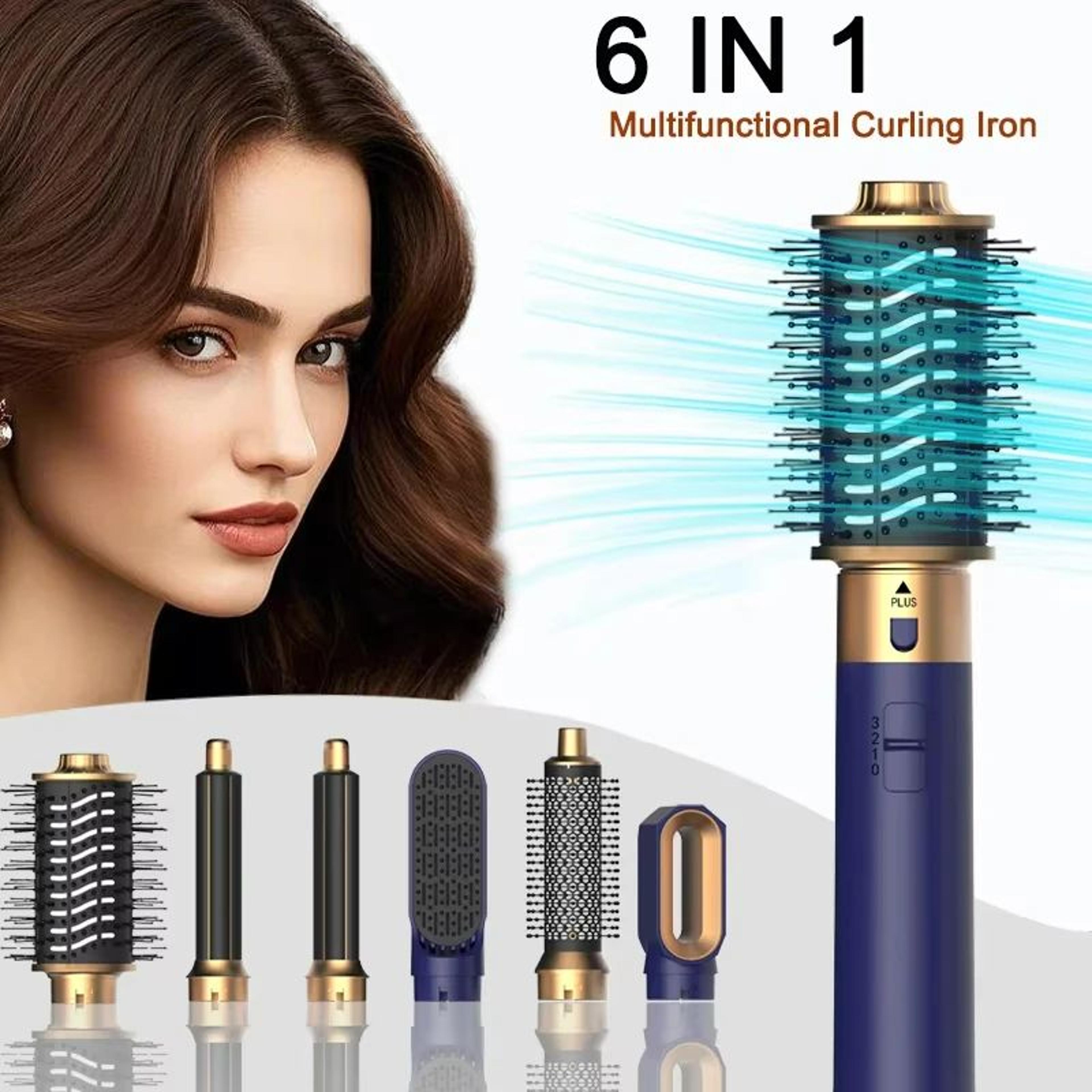 professional six in one hair dryer brush styling set