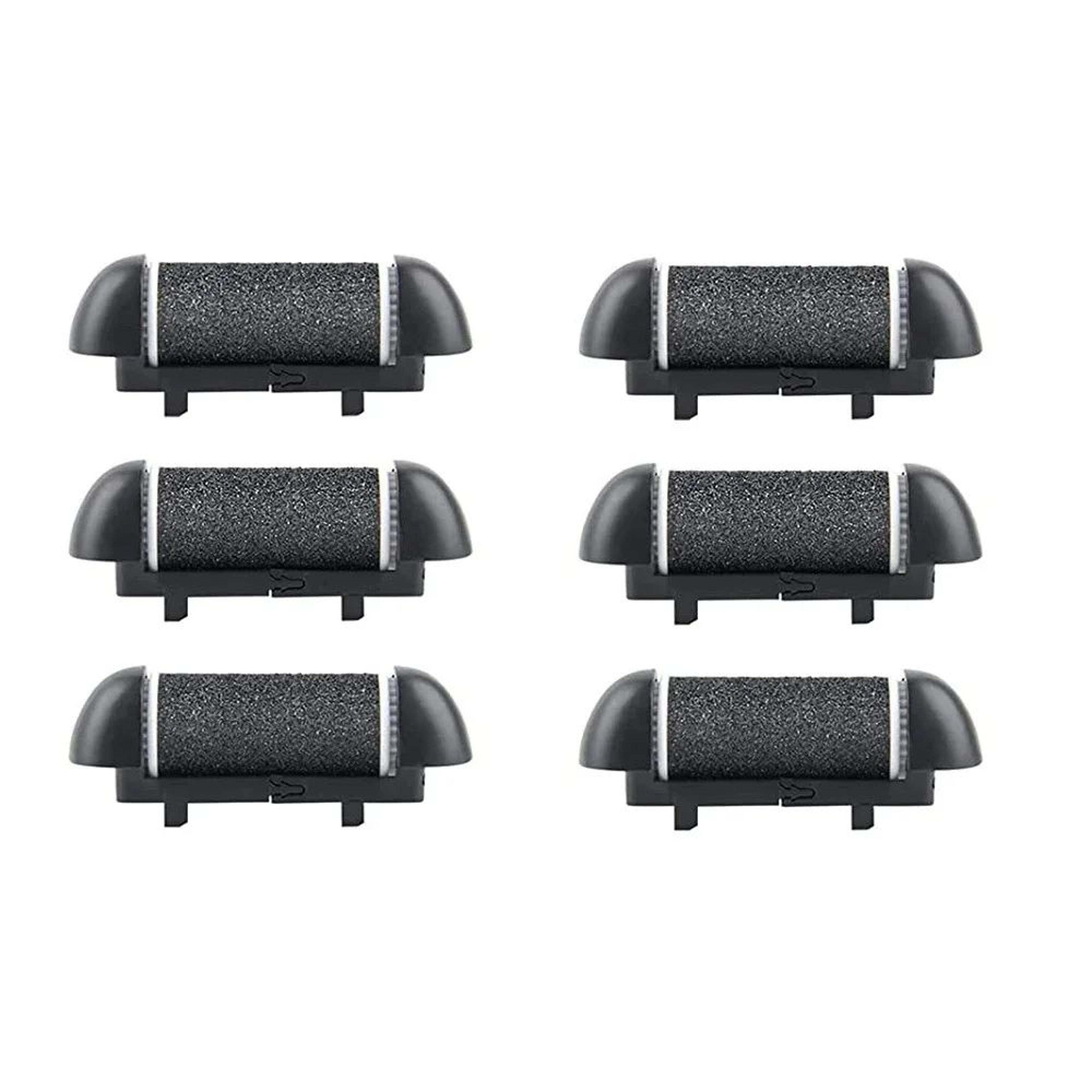 foot care roller refills six pack for electric callus removers