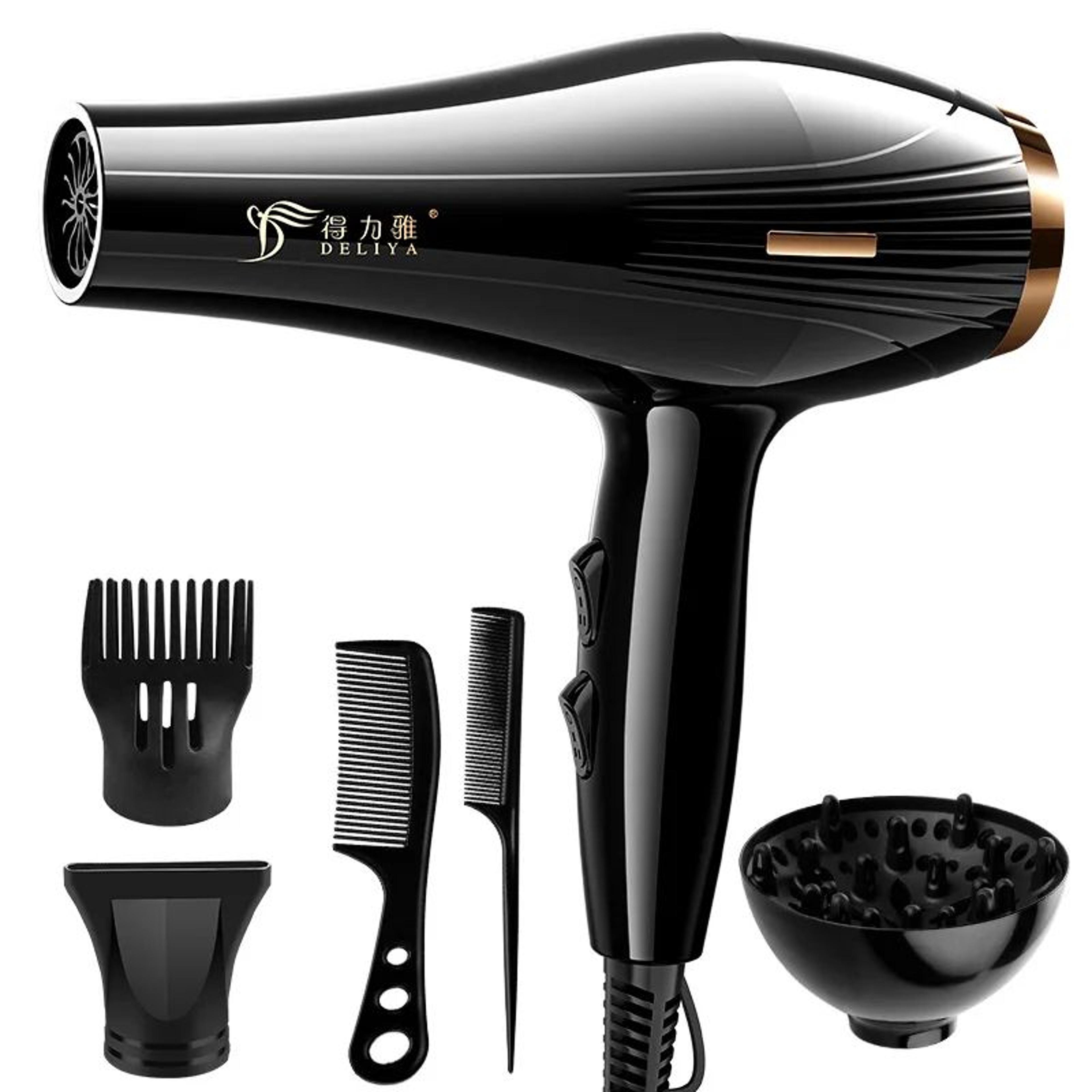 professional quick dry hair dryer with blue light hair care