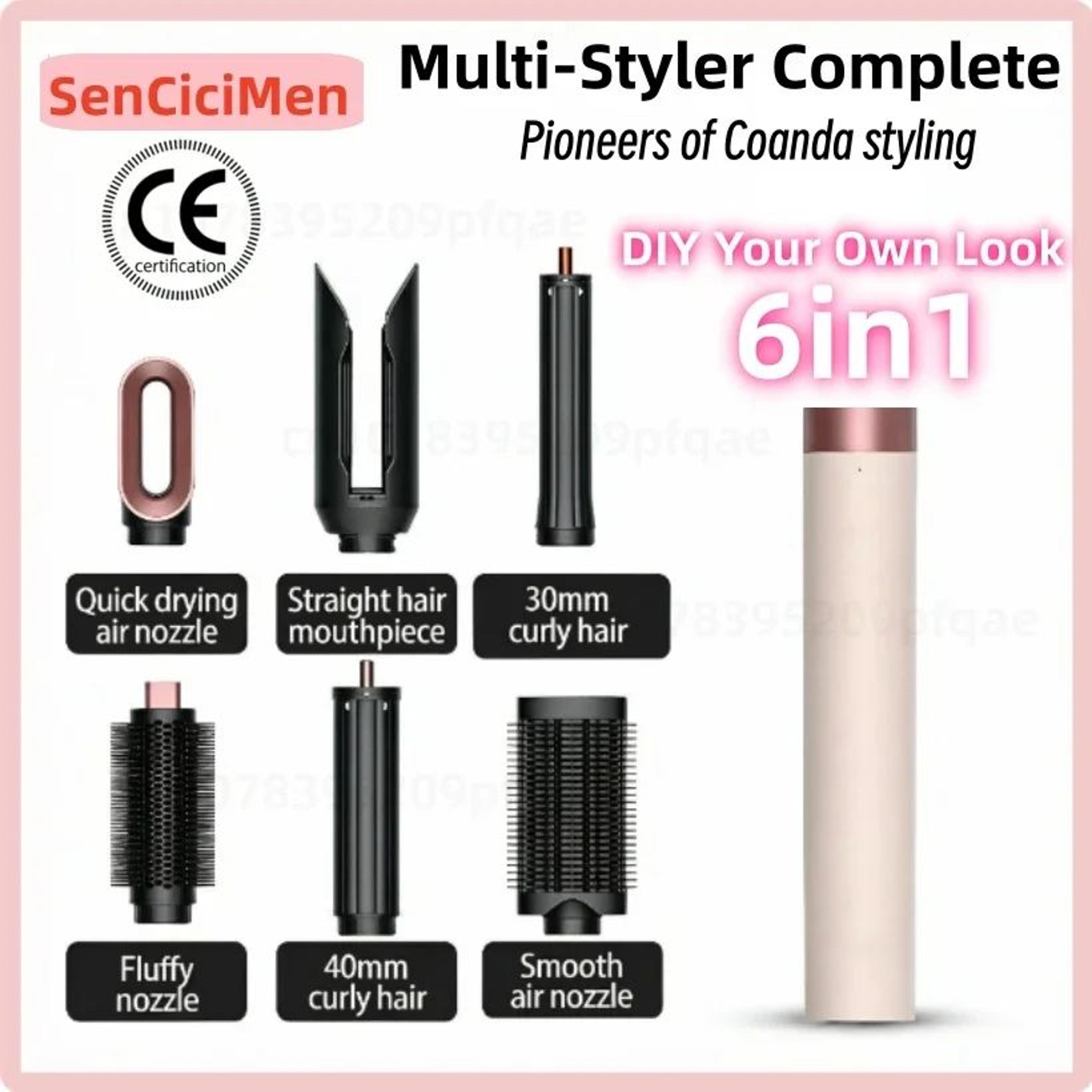 sencicimen 6 in 1 hot air hair styler brush