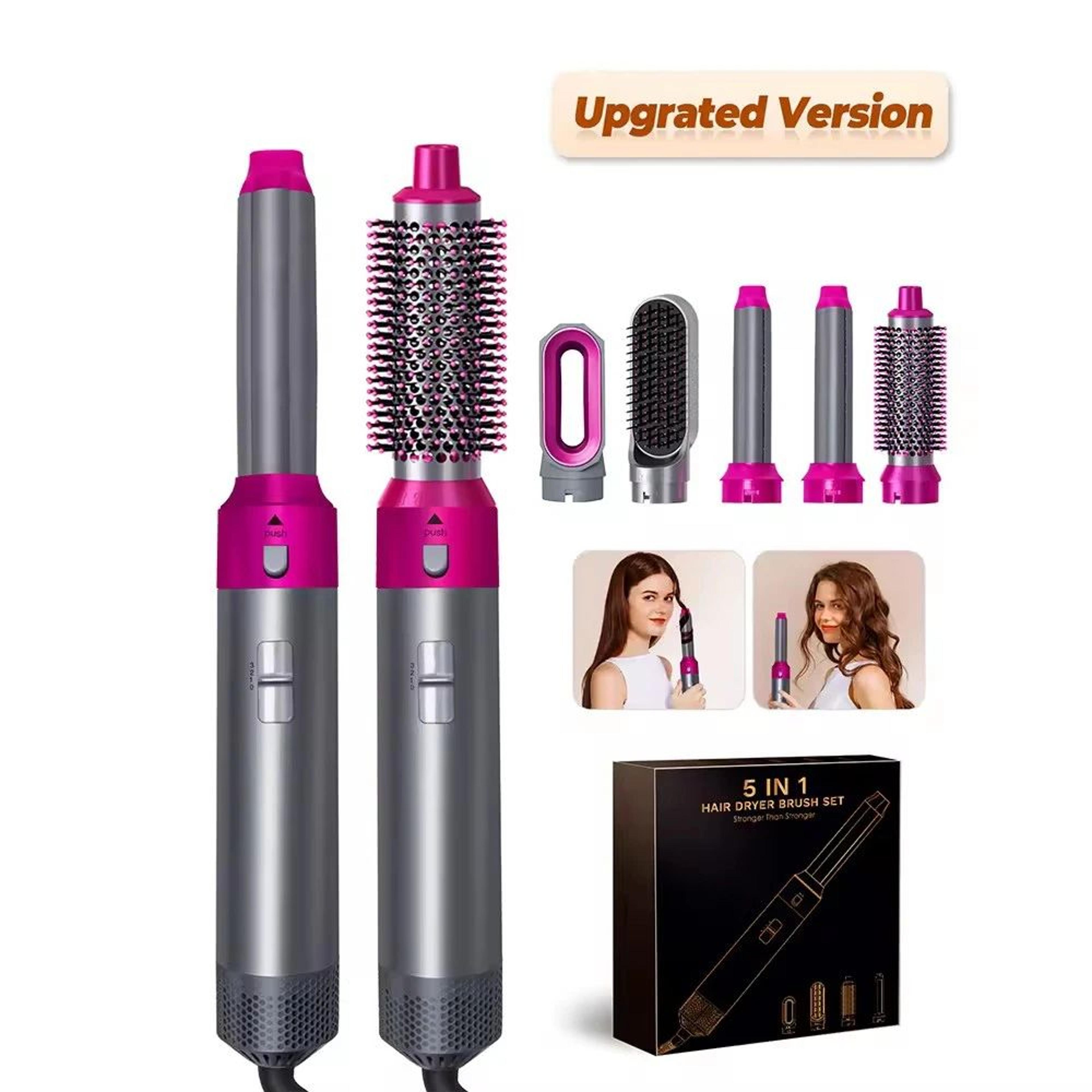 5 in 1 ionic hair dryer brush hair styler