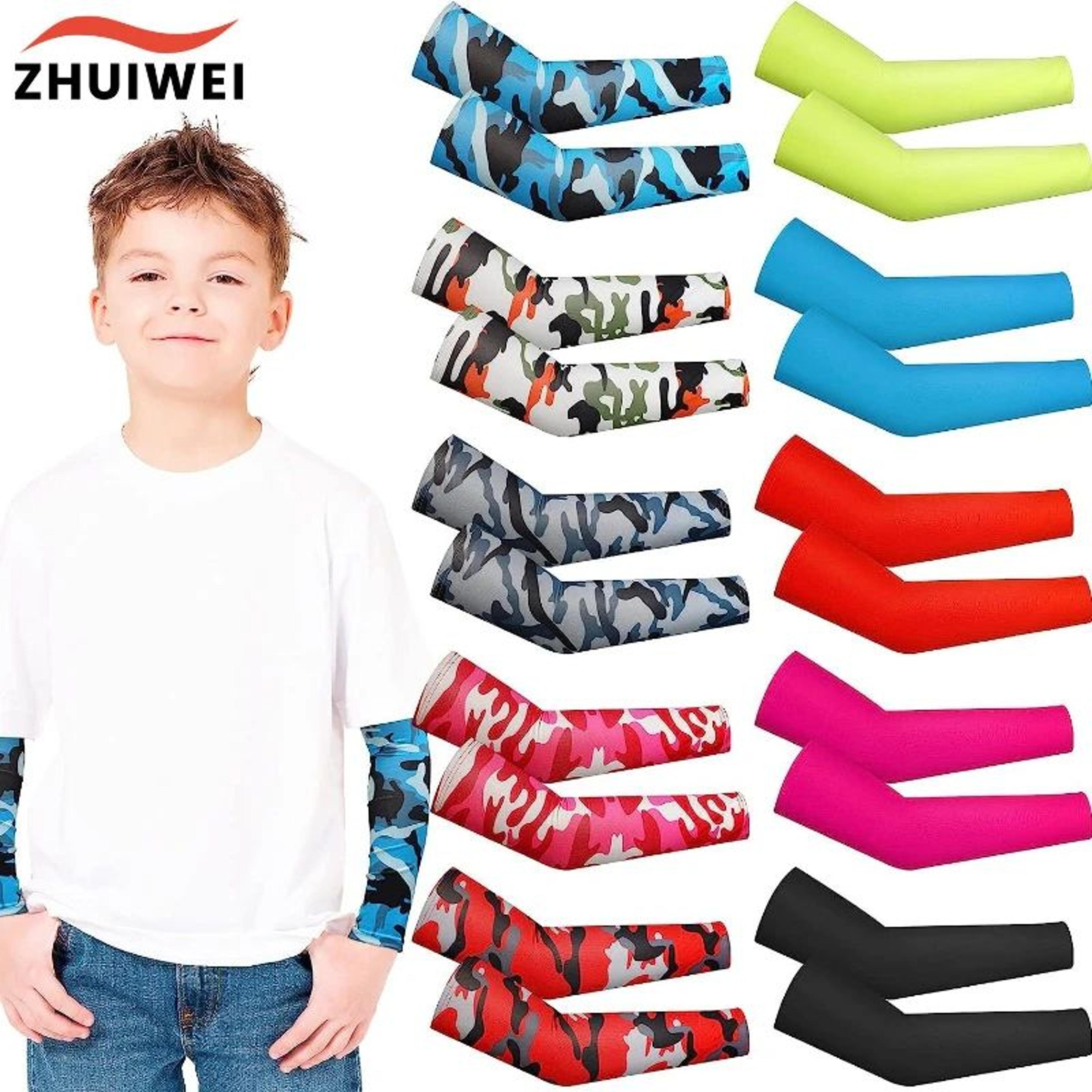 kids uv protection cooling arm sleeves compression arm covers