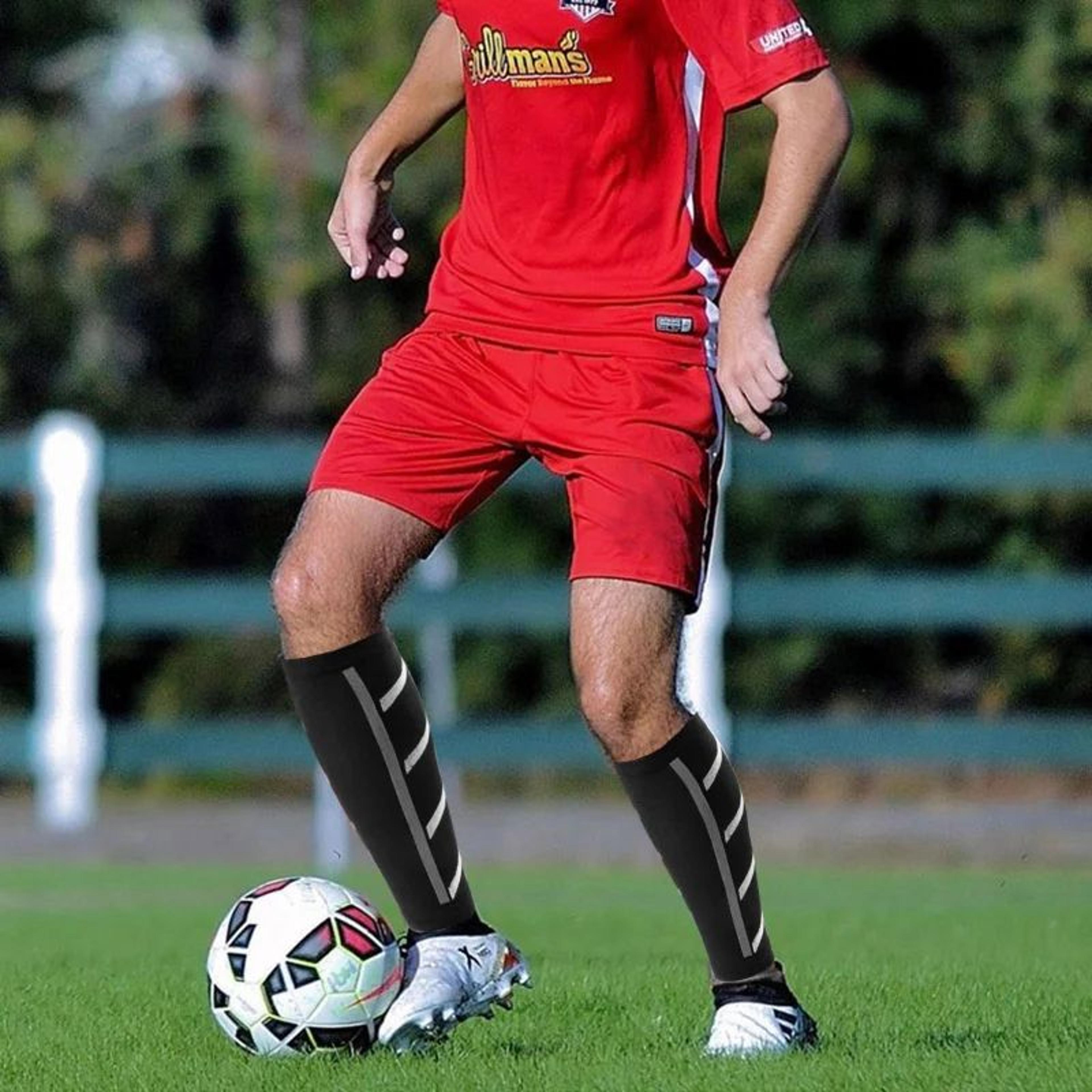 compression calf sleeves with uv protection for sports