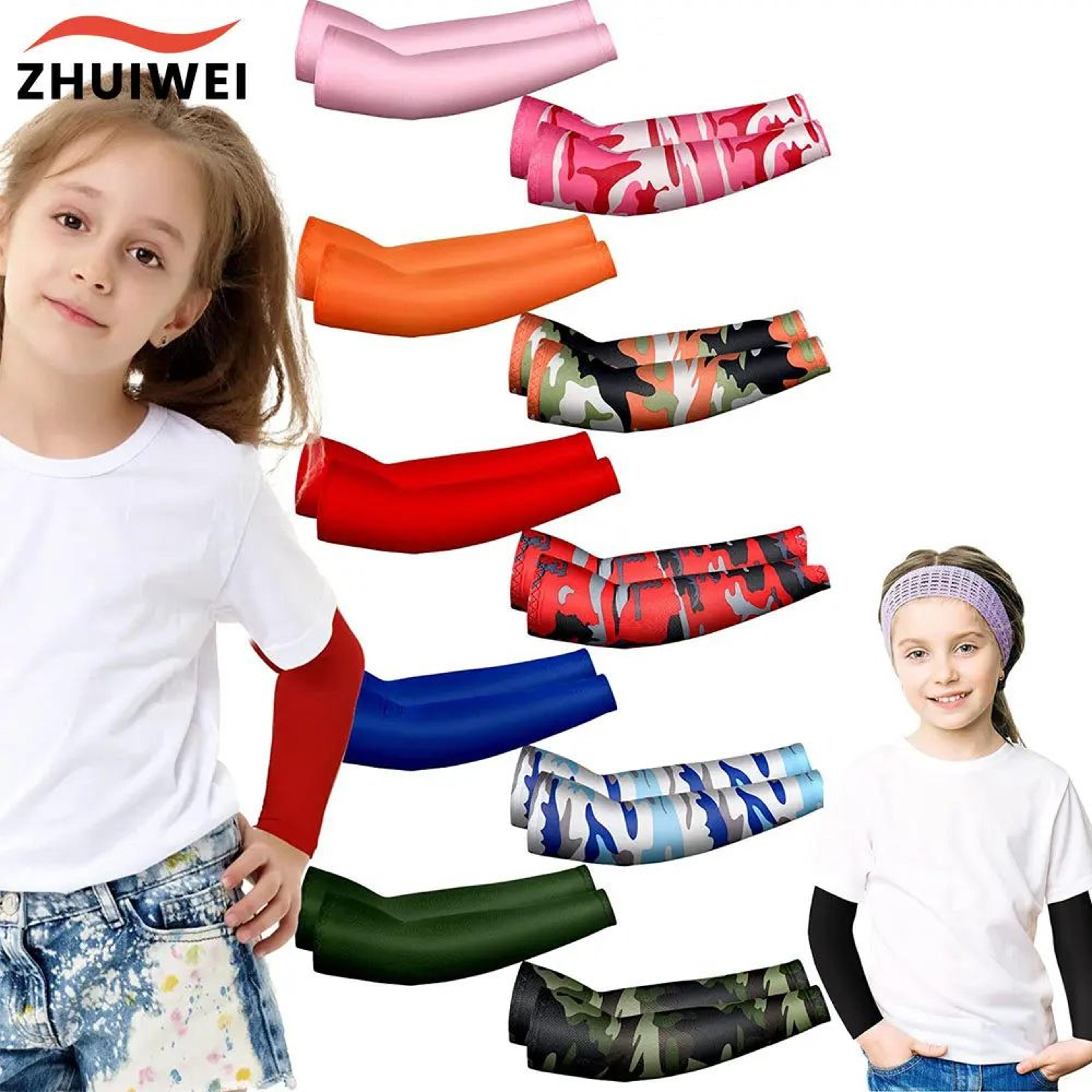kids cooling arm sleeves for sun protection