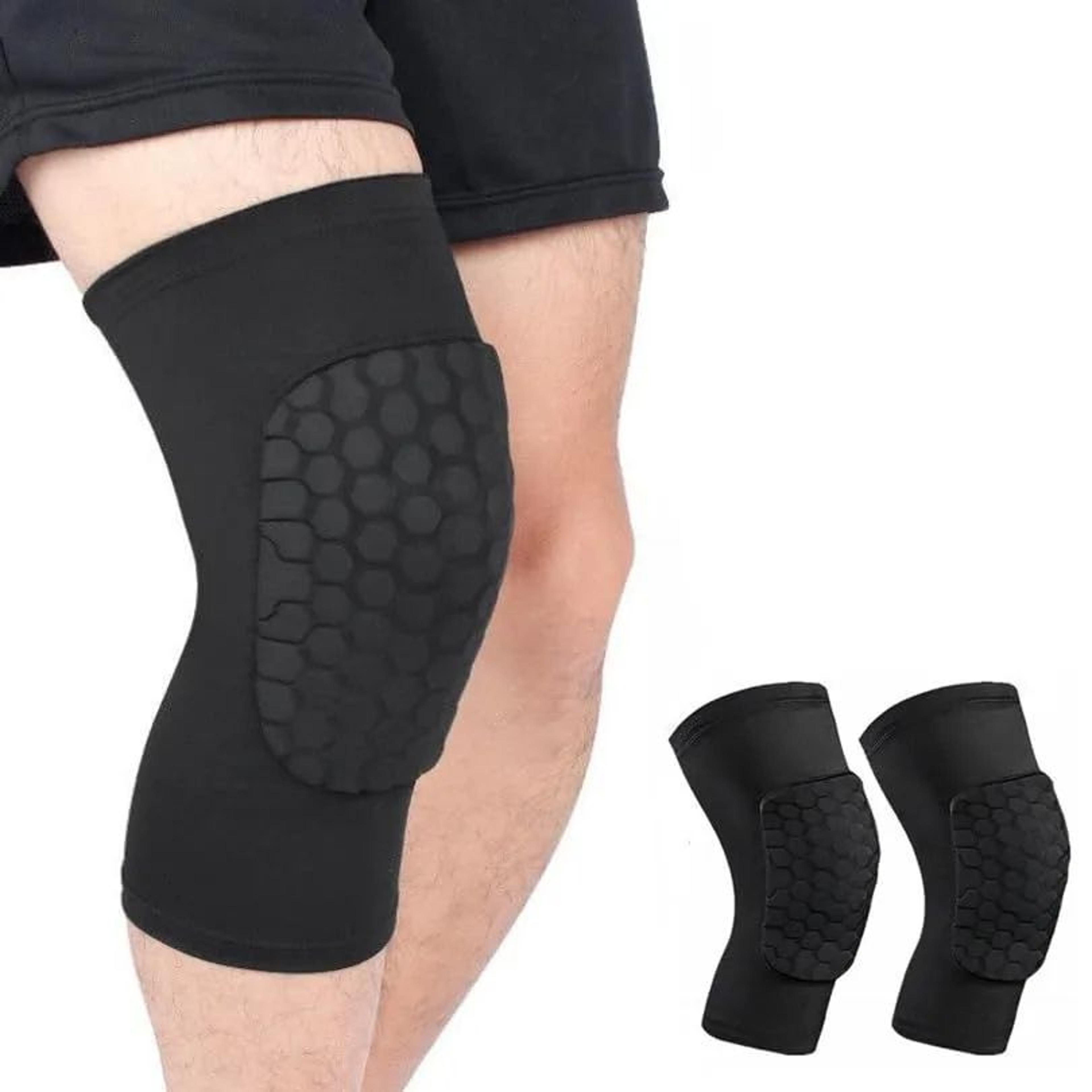 honeycomb padded knee compression sleeve