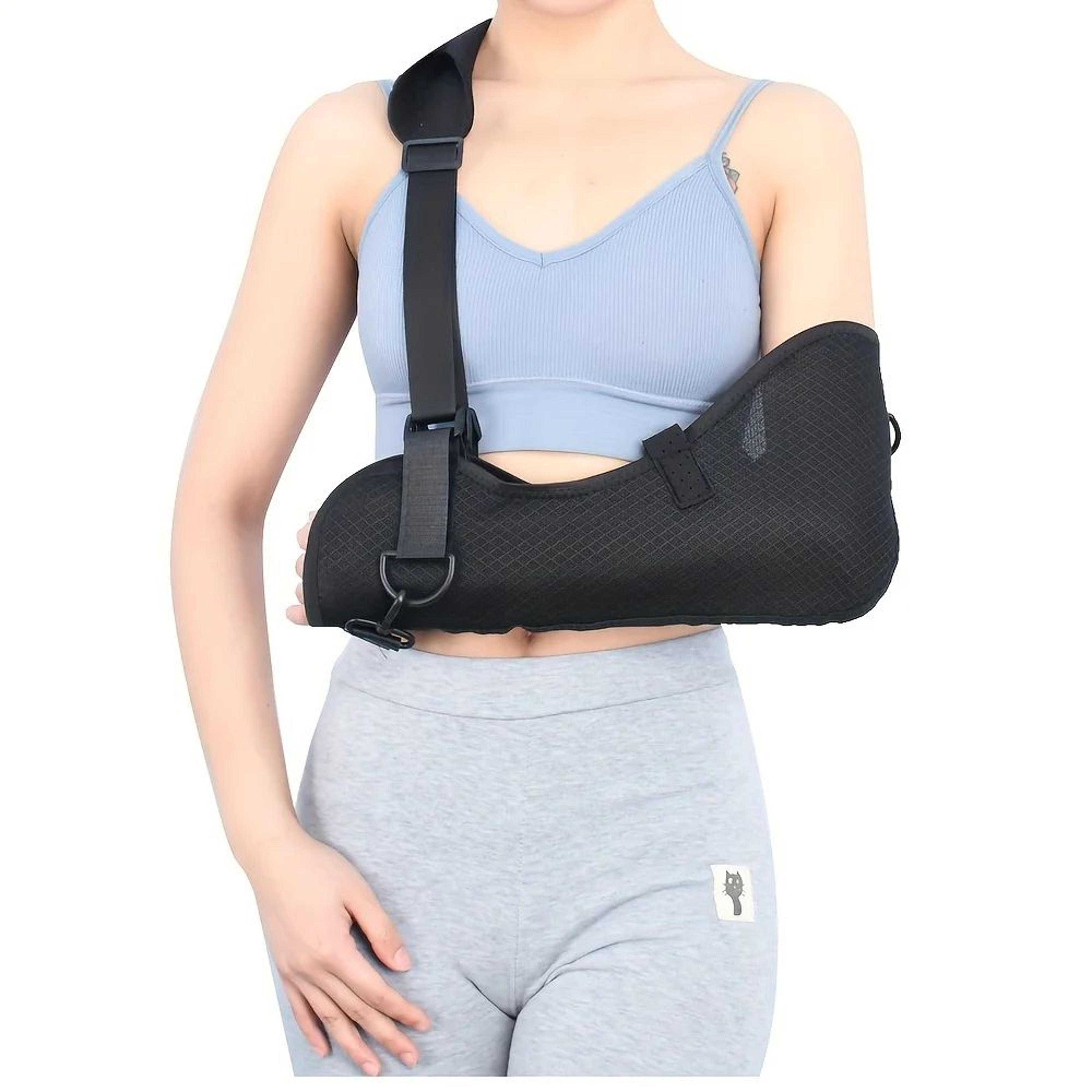 adjustable shoulder arm sling with breathable mesh support