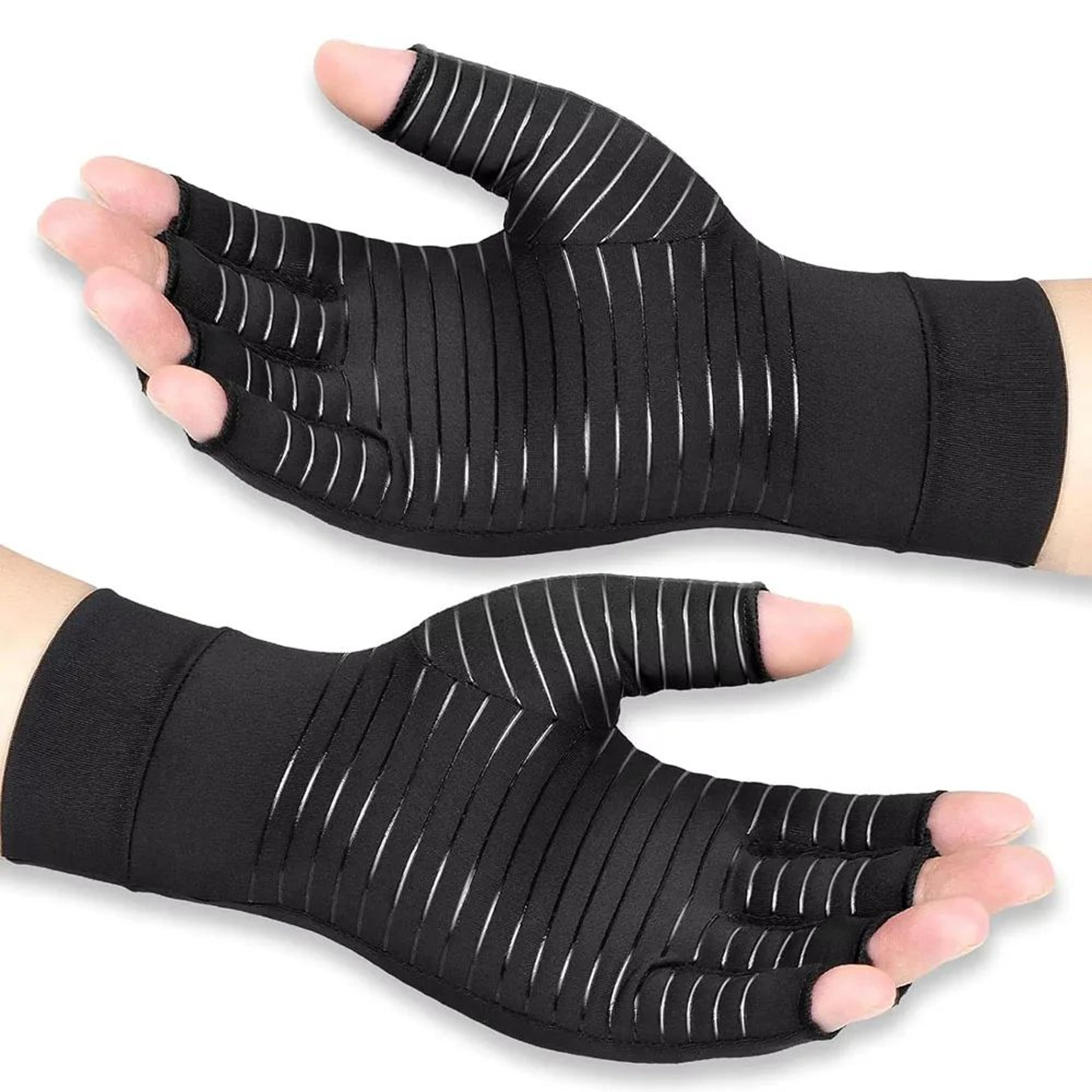 copper compression gloves hand support gloves 1 pair