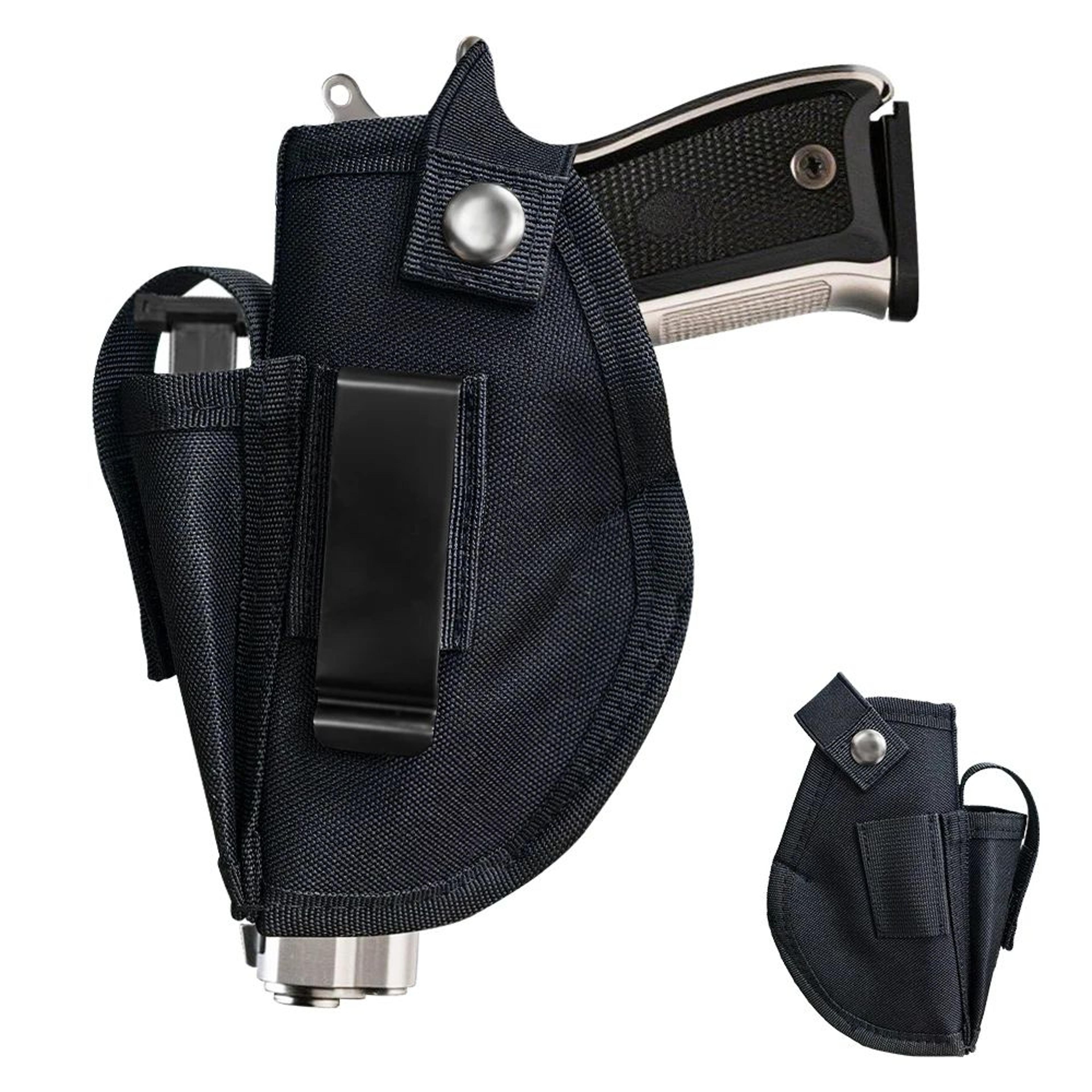molle compatible utility waist pouch with interchangeable left right carry design