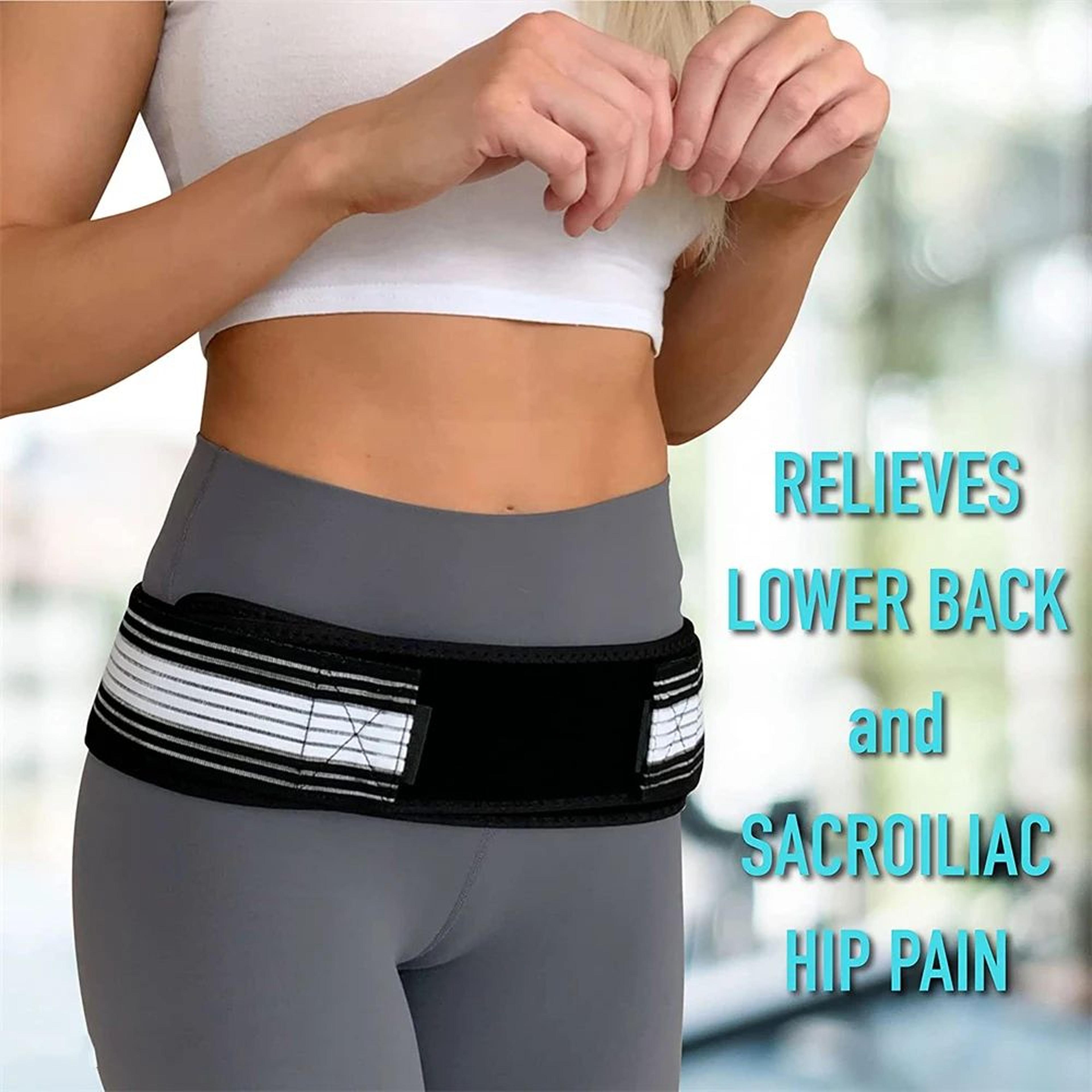 adjustable si joint hip support belt pelvic stability brace for lower back and hip support