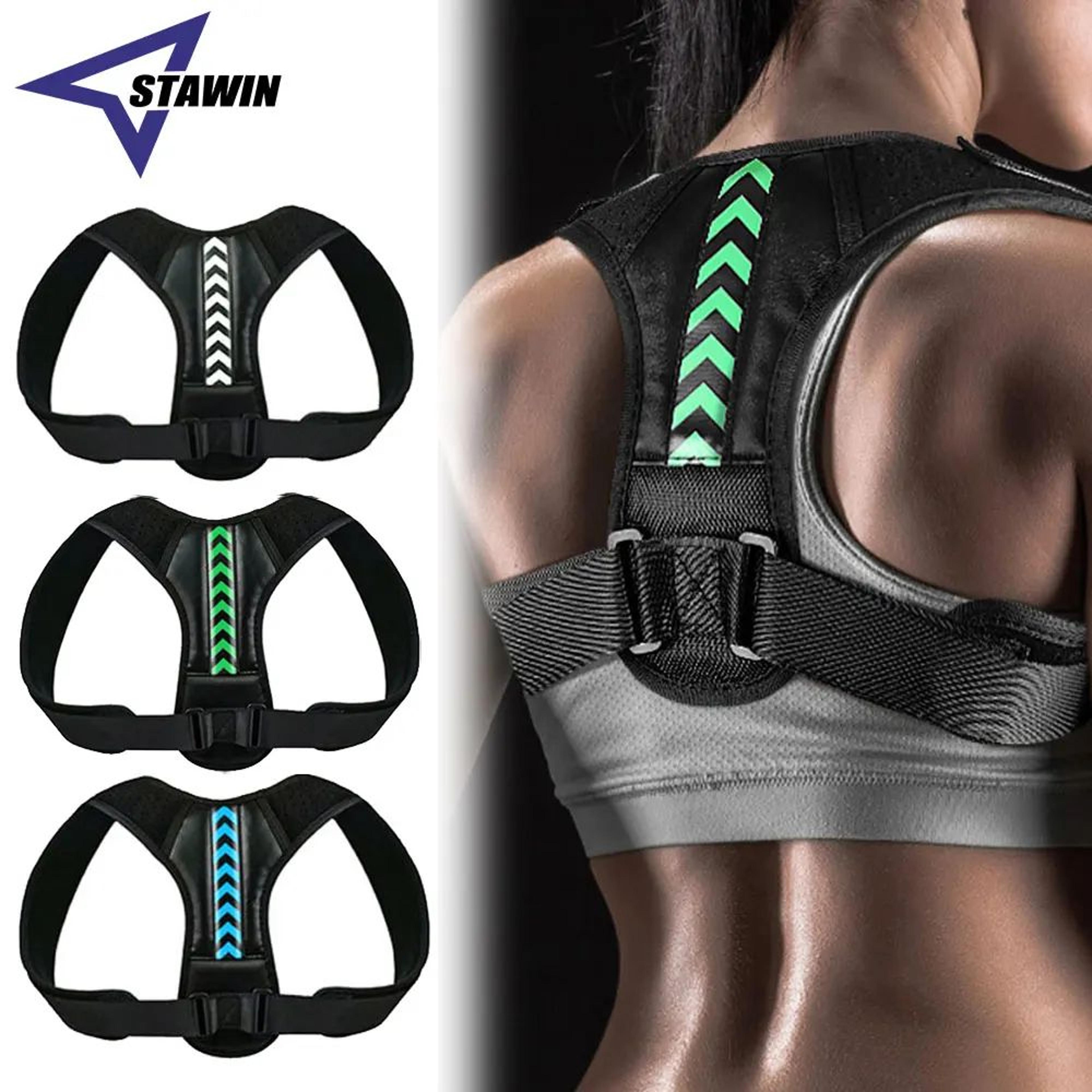 adjustable back posture corrector belt with shoulder and spine support for men and women