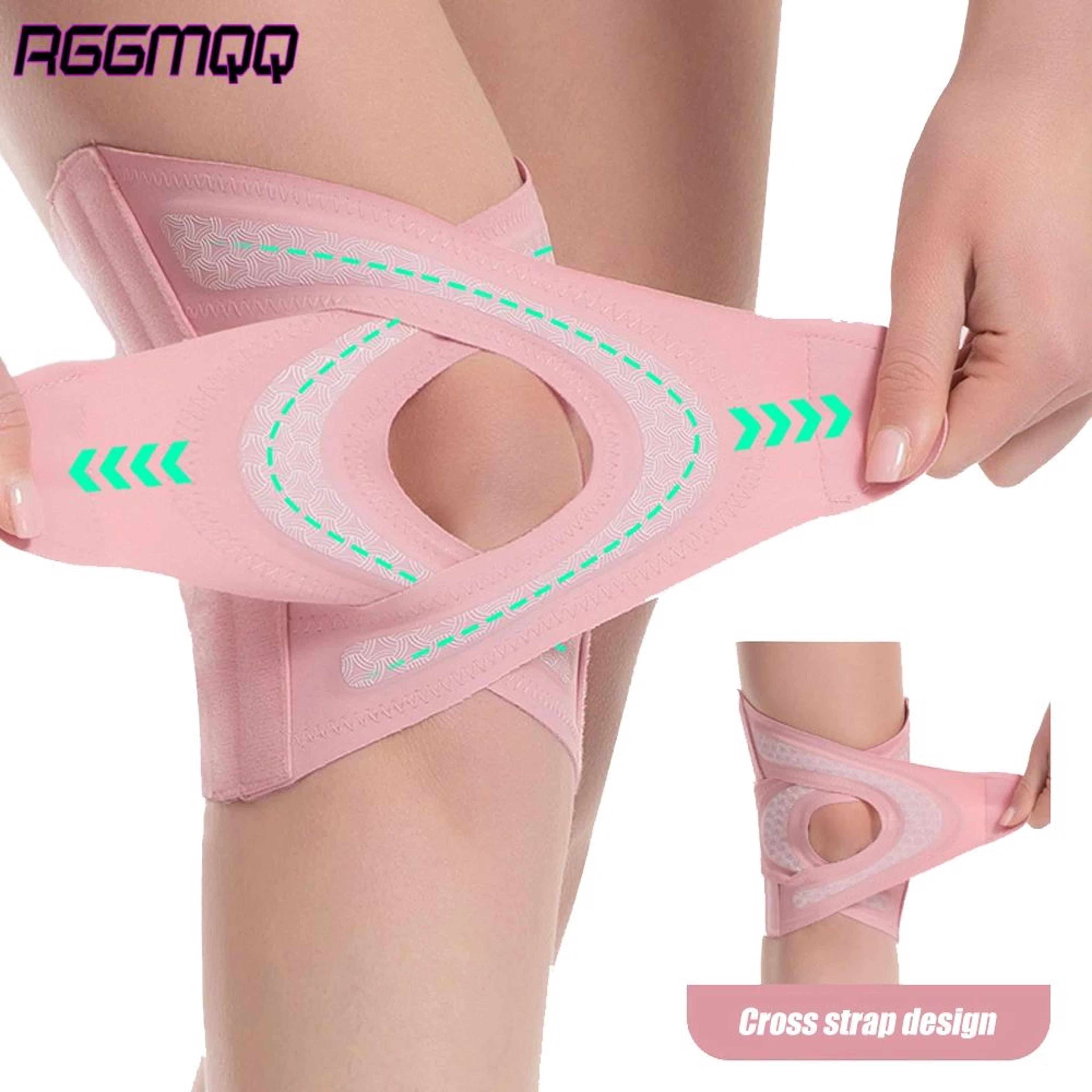hinged knee brace with side stabilizers adjustable knee support brace for sports recovery and everyday stability