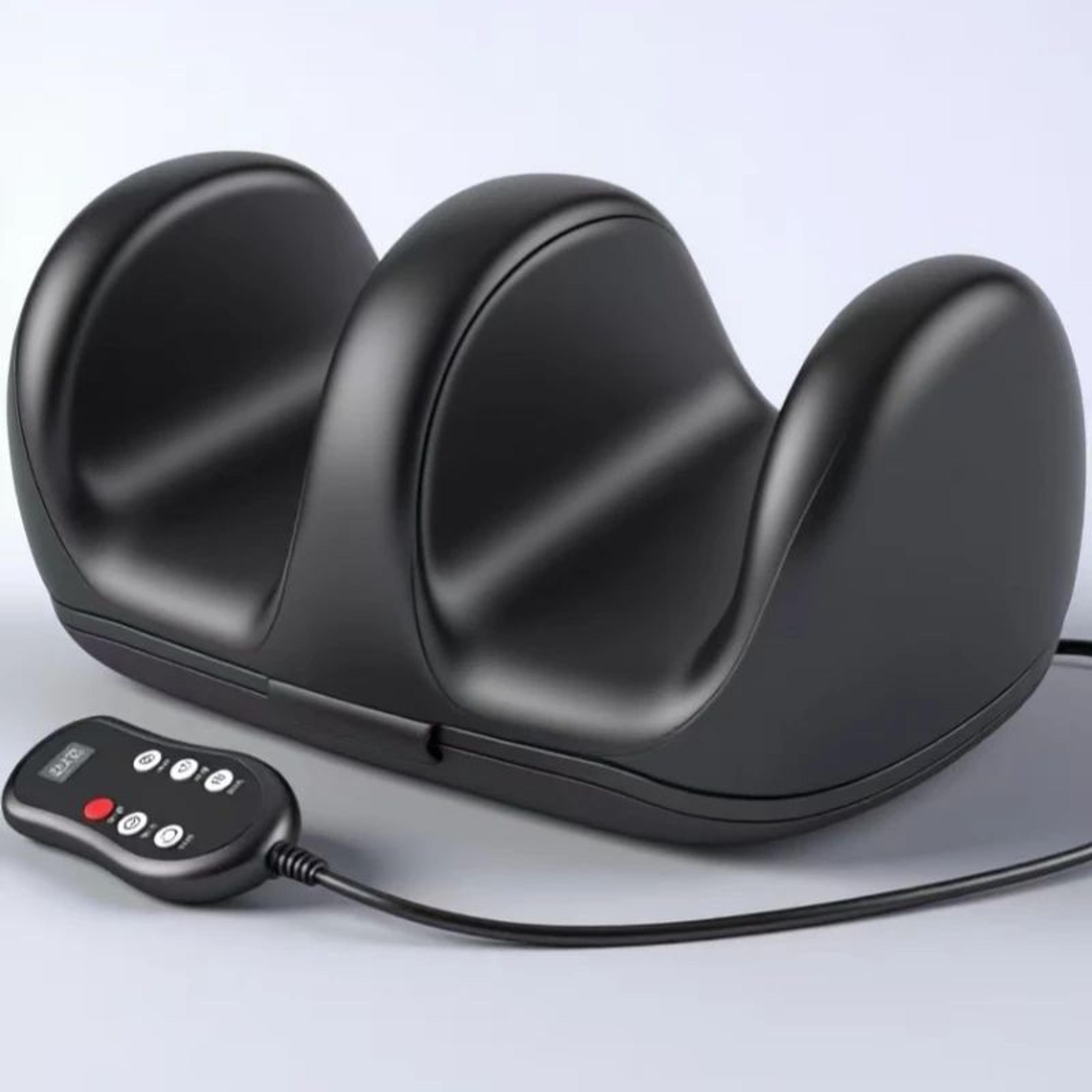 3d shiatsu foot and calf massager with heat for deep kneading relief