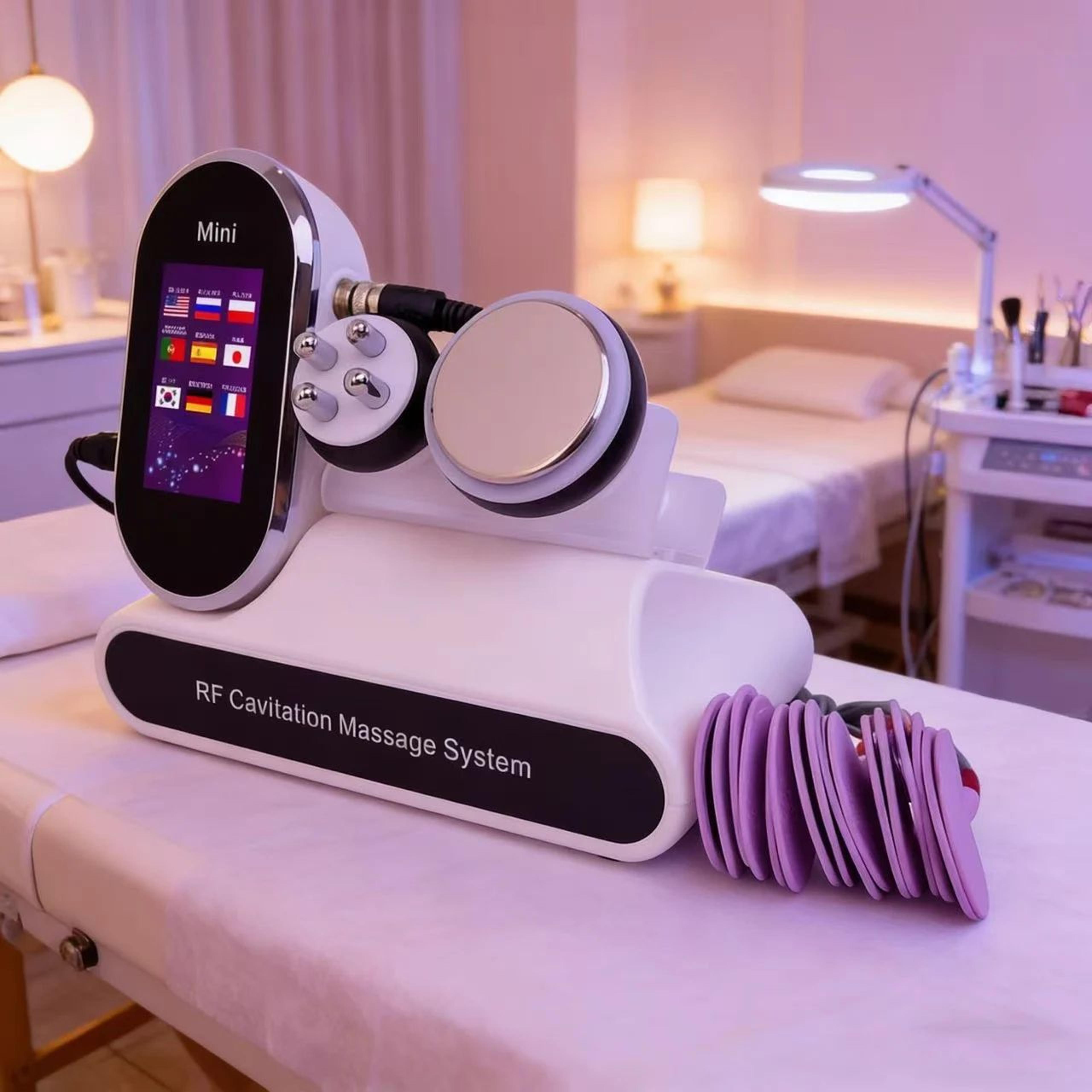 multifunction ultrasonic cavitation rf and ems beauty machine for face and body care