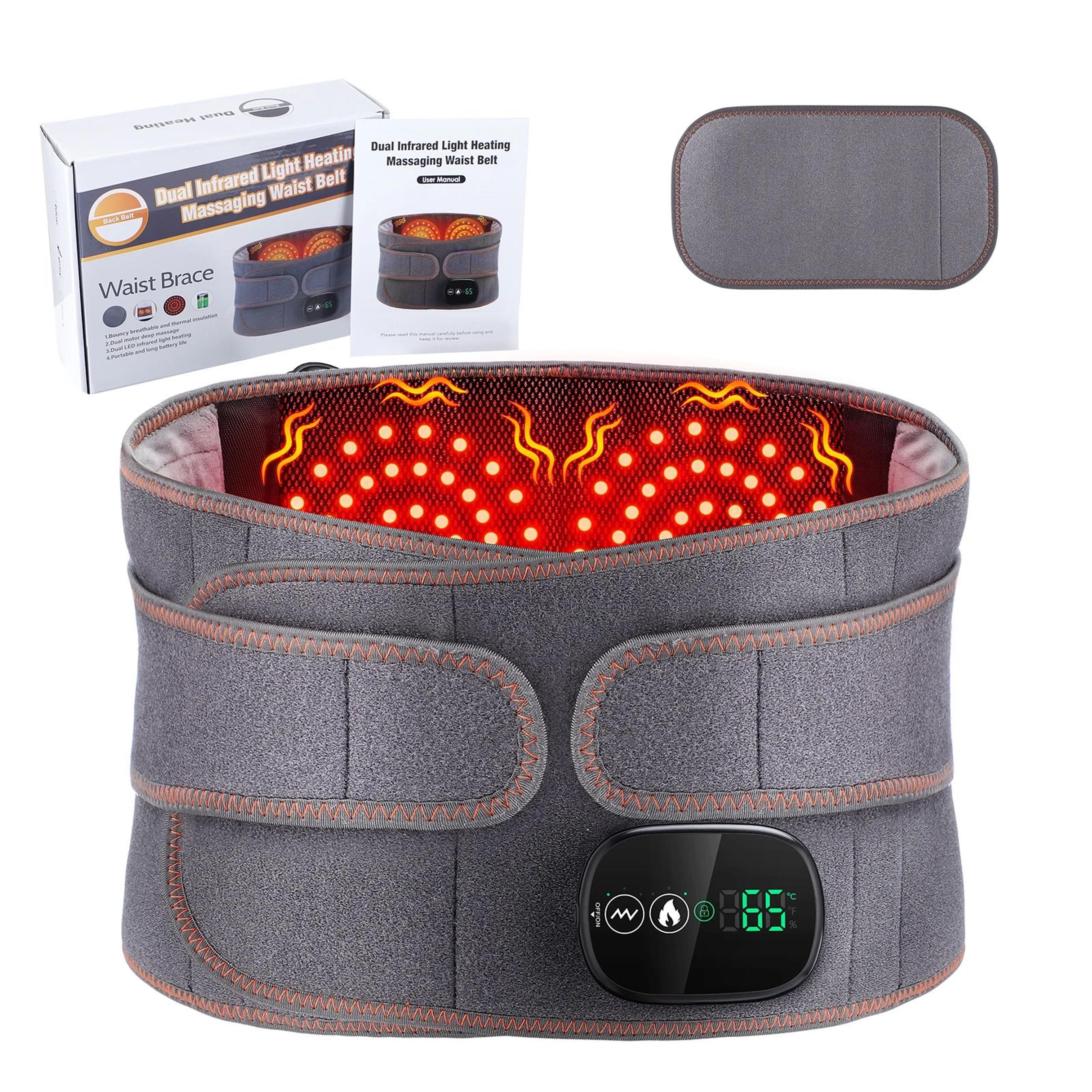 electric heated waist massager belt