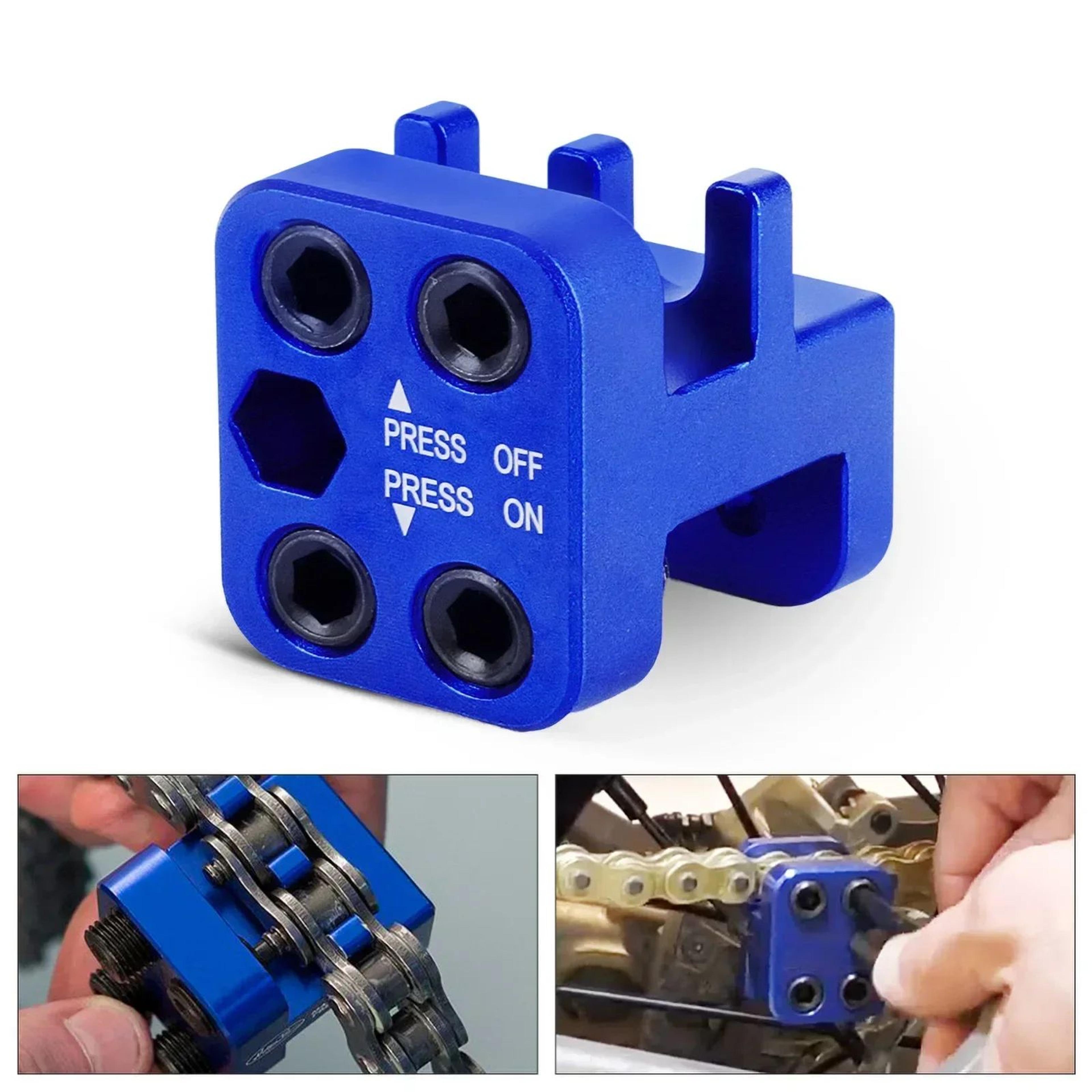 motorcycle chain press tool main link side plate press tool for 520 525 530 chains