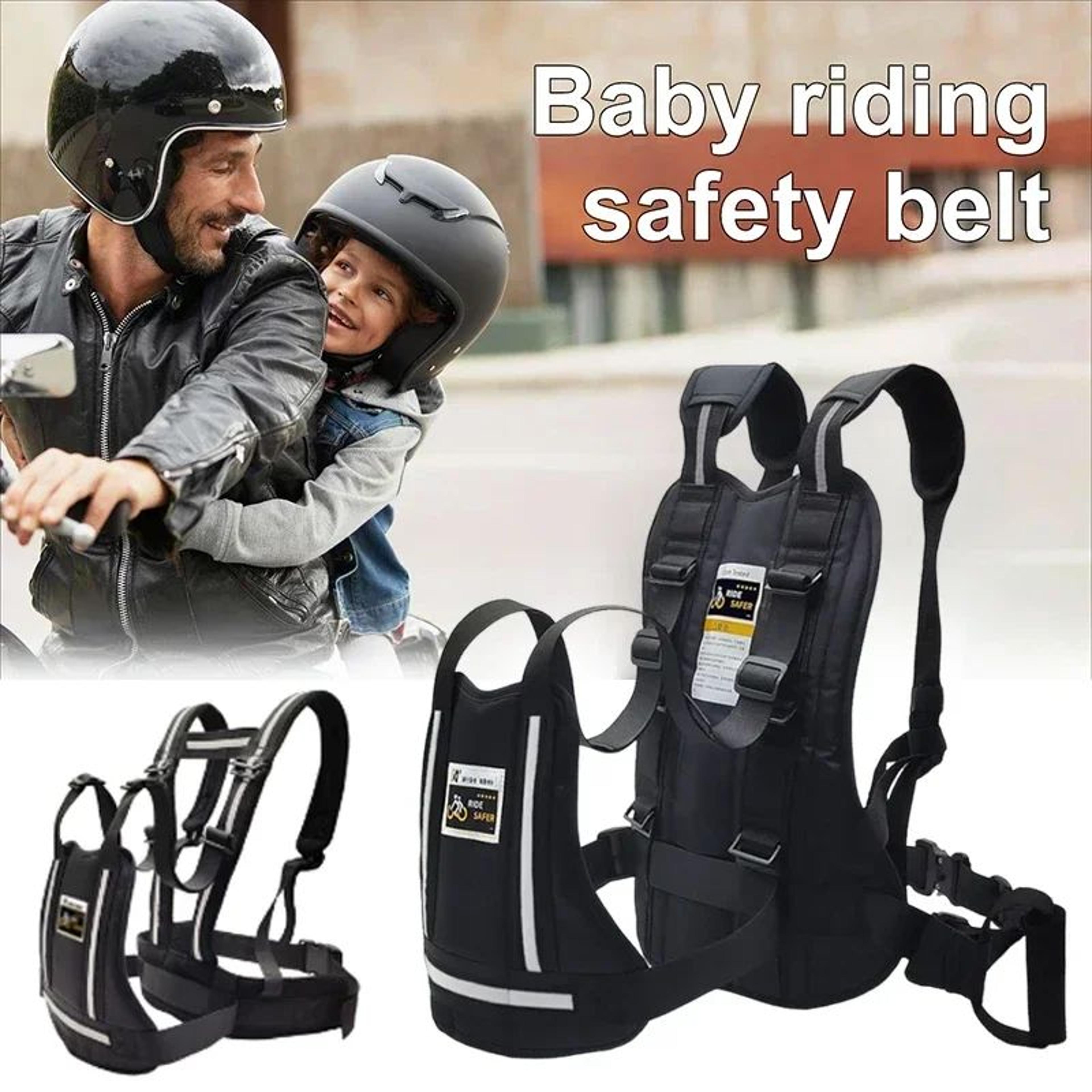 child motorcycle safety harness adjustable passenger belt with reflective straps